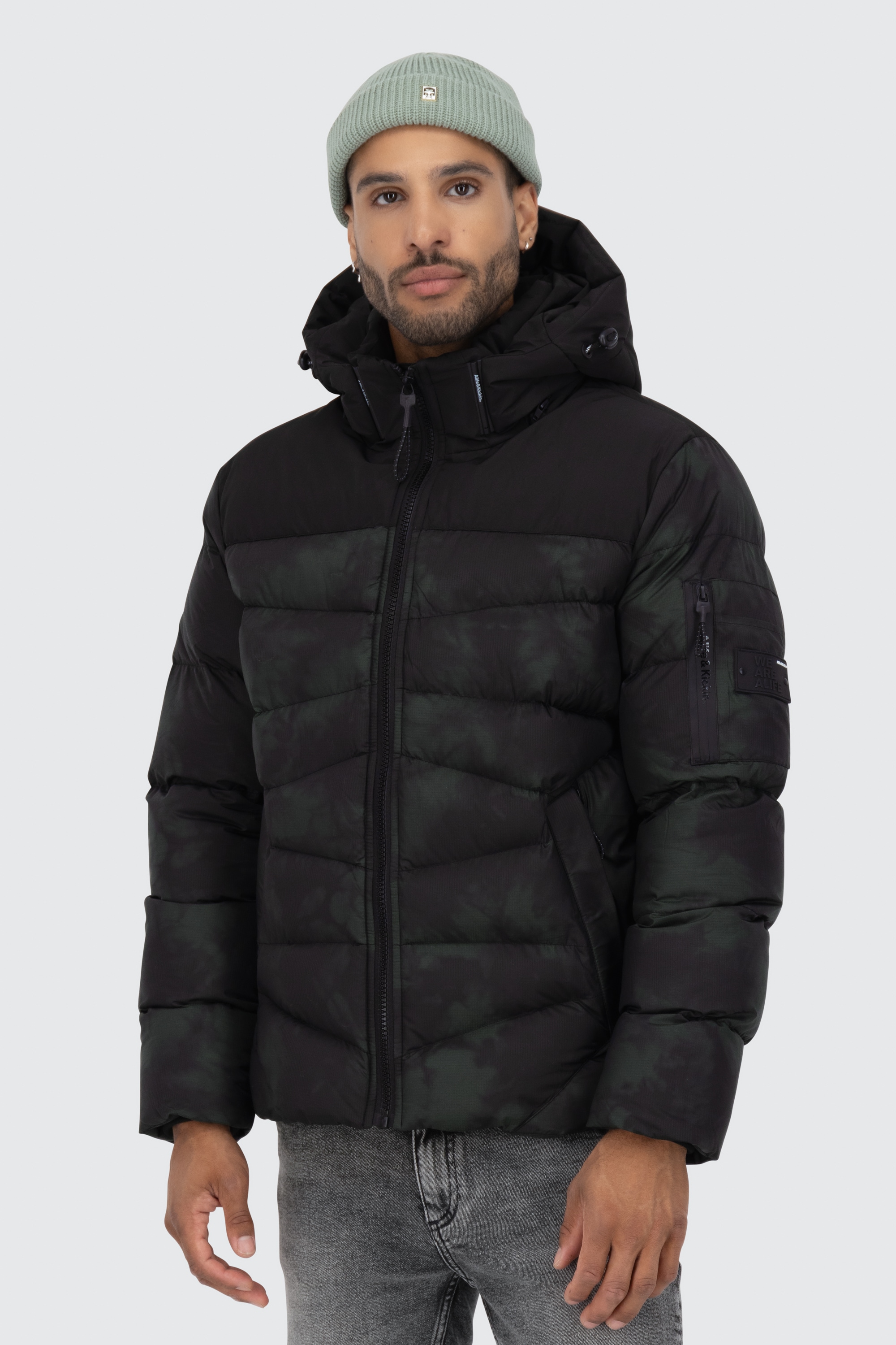 Alife & Kickin Winterjacke »Herren HenryAK B«, mit Kapuze, Warm kurze Jacke, gefüttert mit abnehmbarer Kapuze