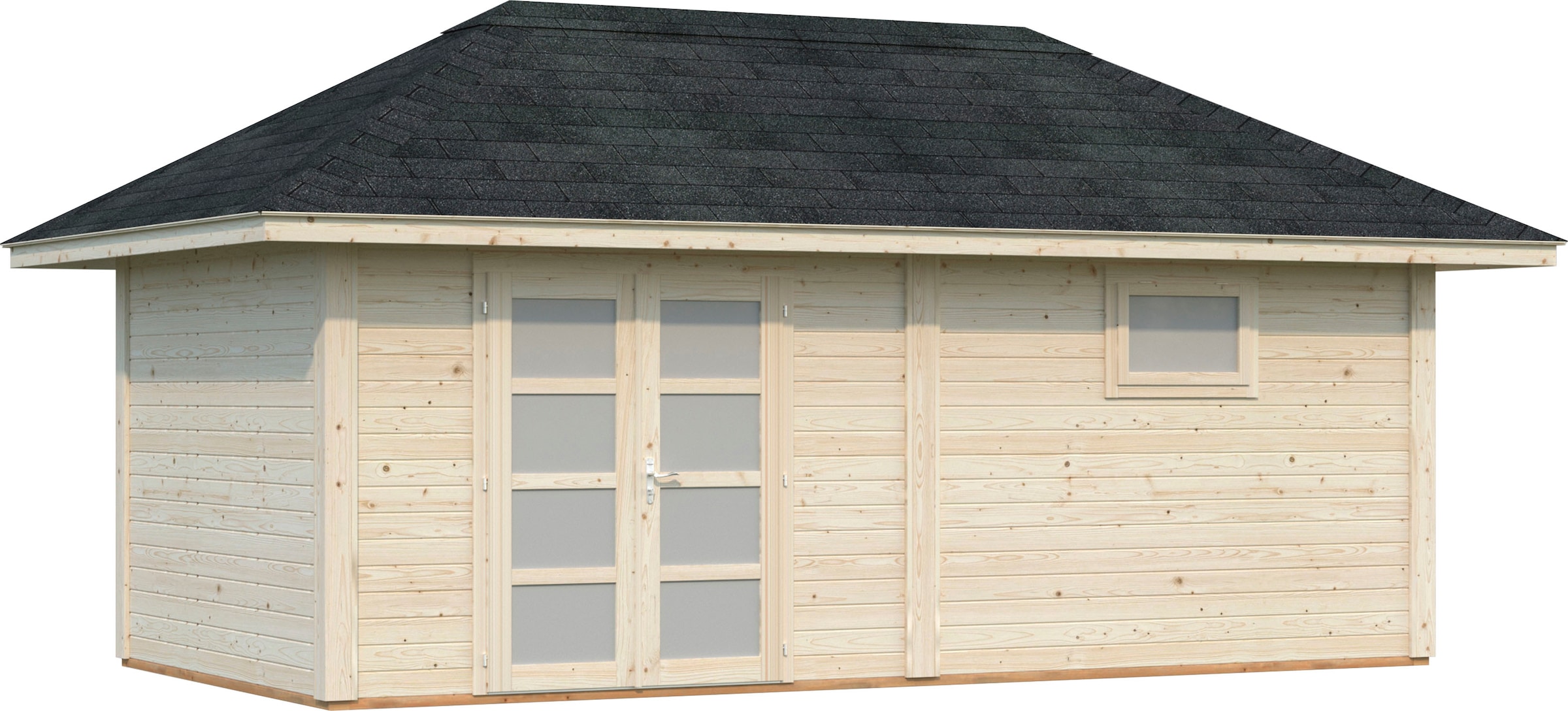 Palmako Holzpavillon "Bianca 16,6 m² Set 10", BxTxH: 588x300x323 cm