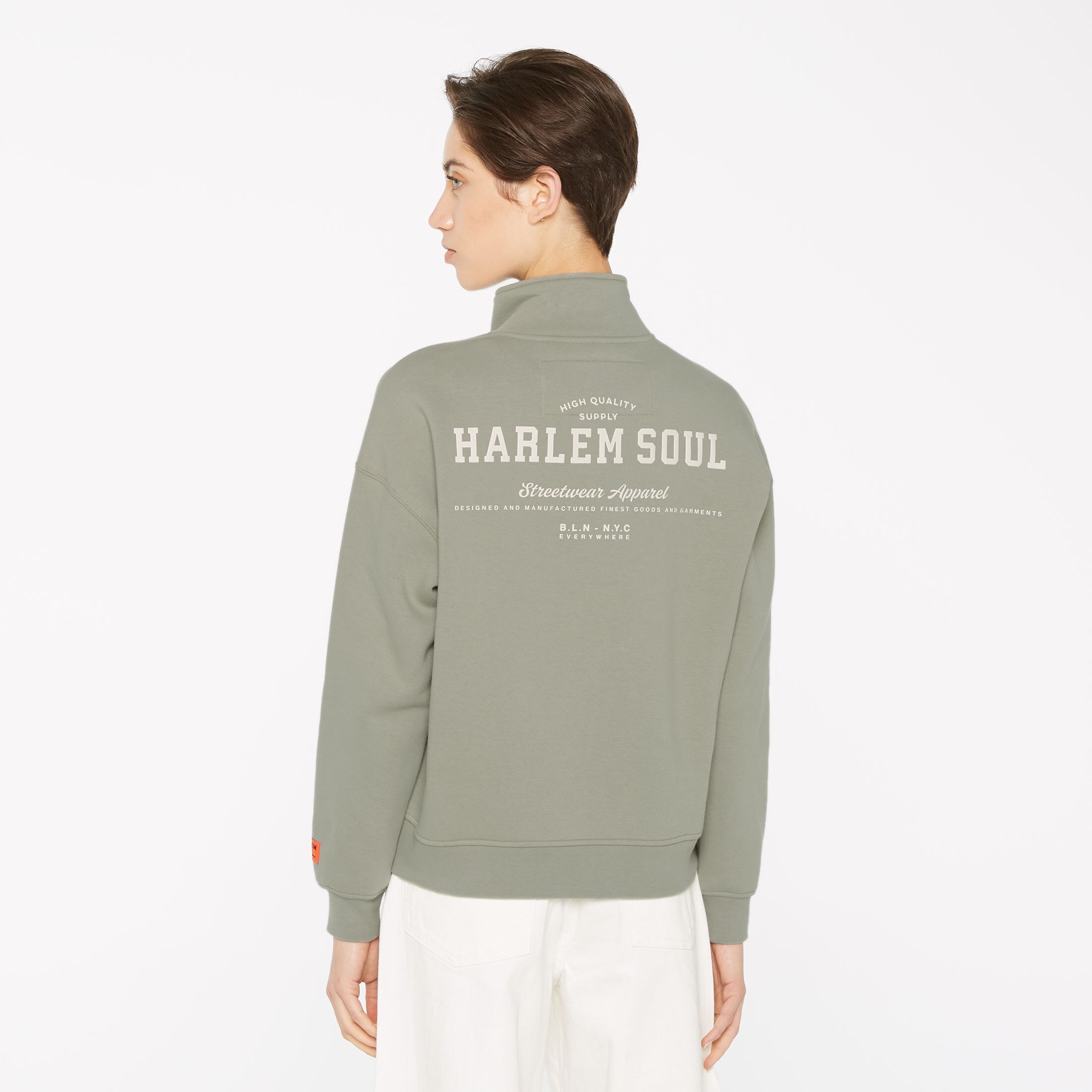 Harlem Soul Sweater, mit überschnittenen Schultern