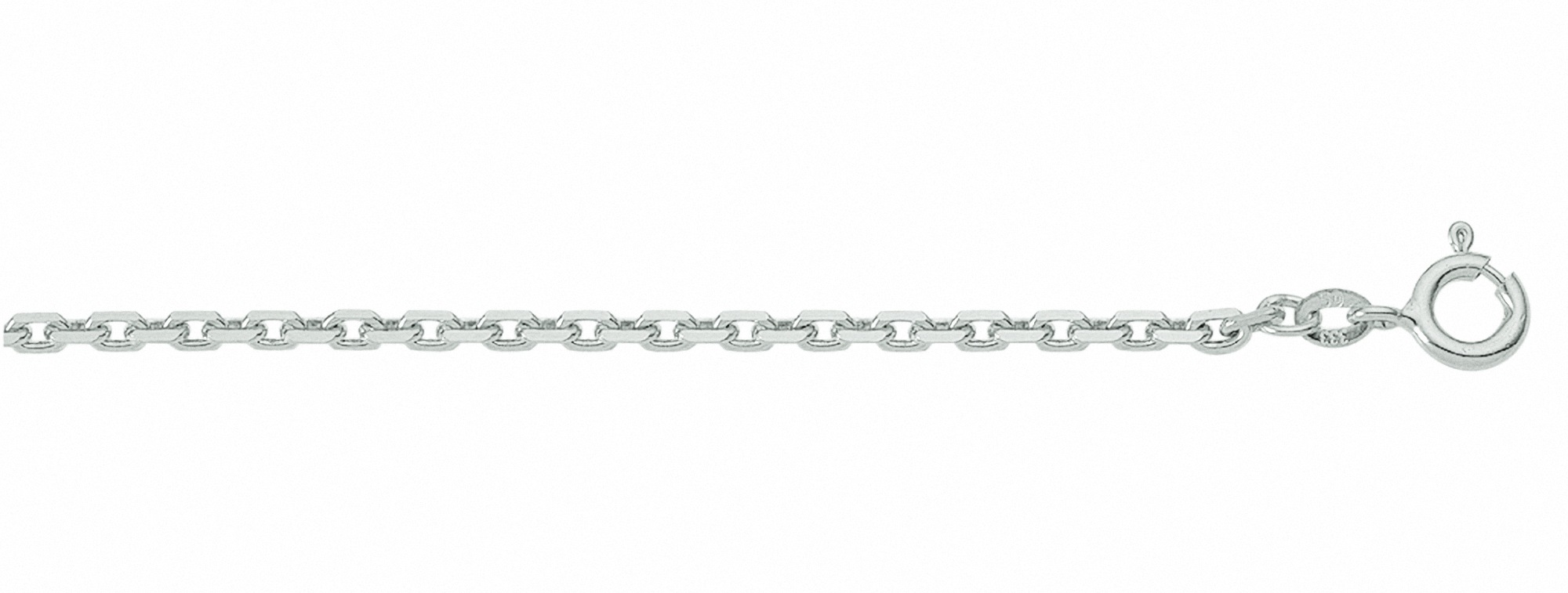 Adelia's Anchor Chain Necklace Silver 925 36
