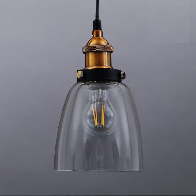 B.K.Licht Pendelleuchte »Sigma«, 1 flammig-flammig, Deckenlampe Retro  Pendel-Lampe Vintage Hängeleuchte Loft Edison E27 | BAUR