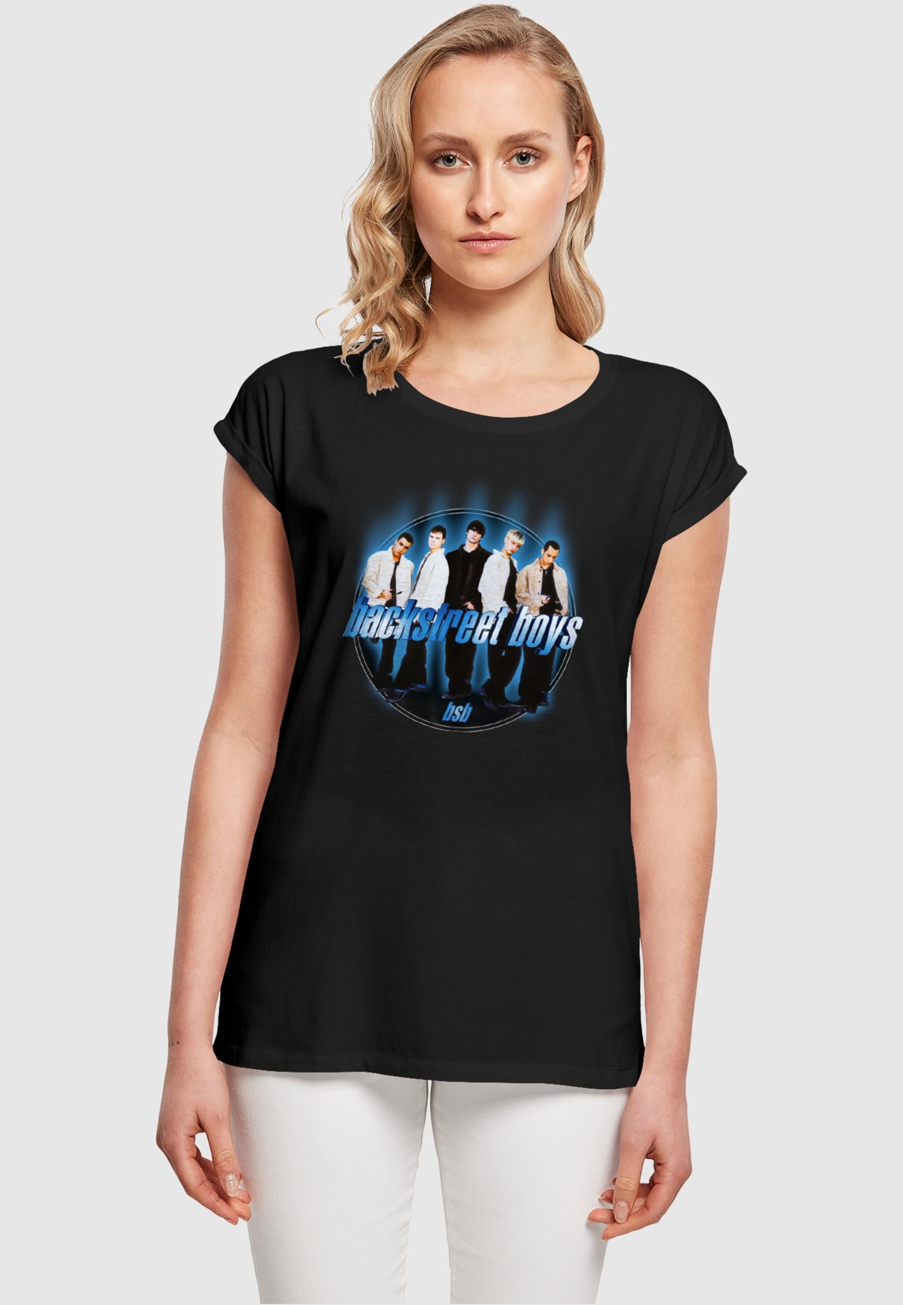 Merchcode T-Shirt »Merchcode Damen Ladies Backstreet Boys - Circle T-Shirt«