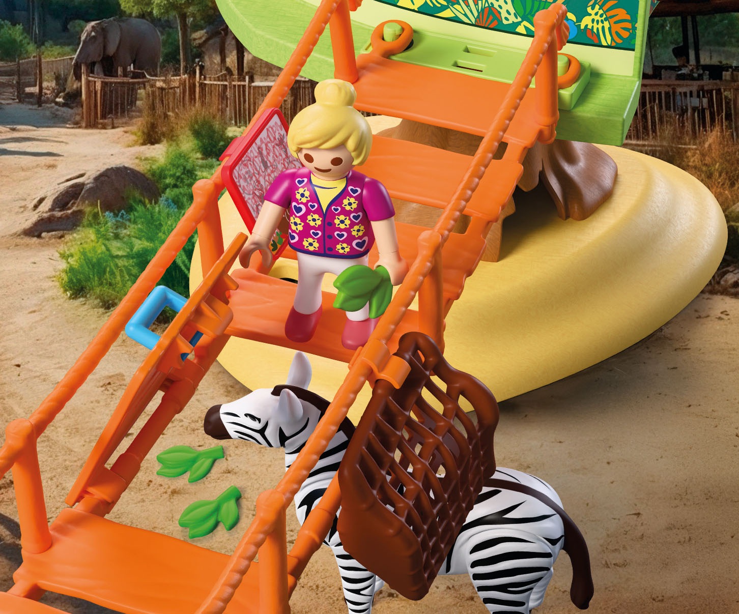 Playmobil® Konstruktions-Spielset »Zoo: Wildnis-Kletterpark (72070), Animals & Friends« Made in Europe