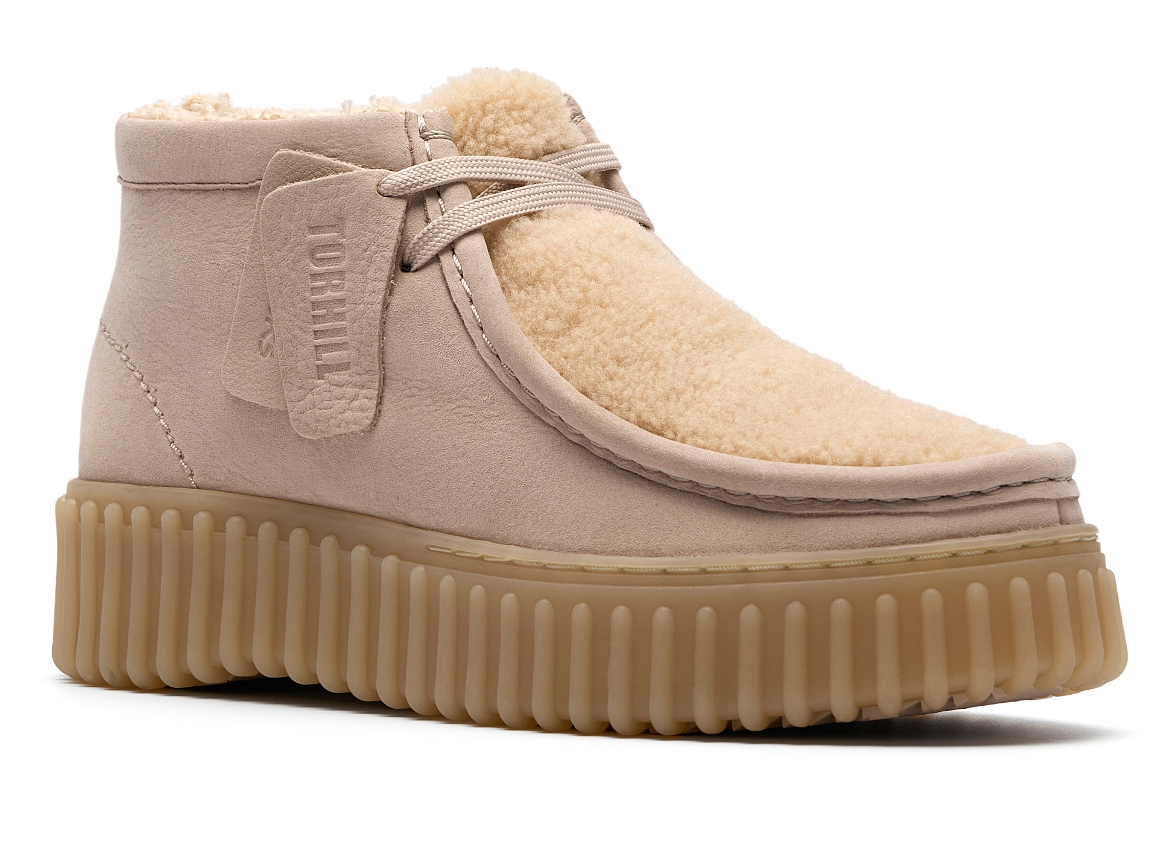 Clarks Winterboots »Torhill Moss«, Desert Boots, Winterboots mit markanter Laufsohle