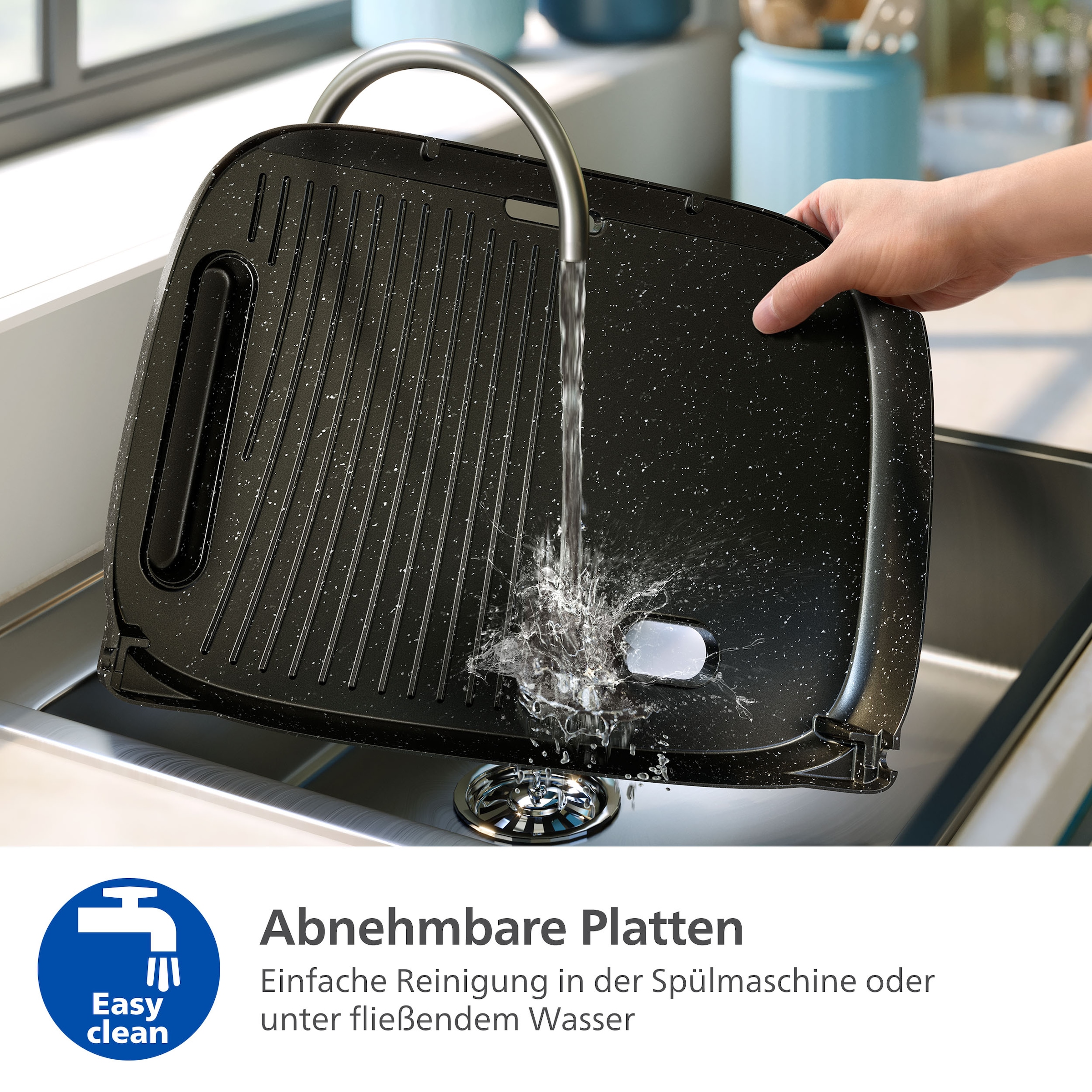Philips Tischgrill »HD6212/90 5000 Series, Smoker und Aromainfusor«, 2400 W, mit einstellbarer Temperatur u. Grillfläche von 1250 cm²