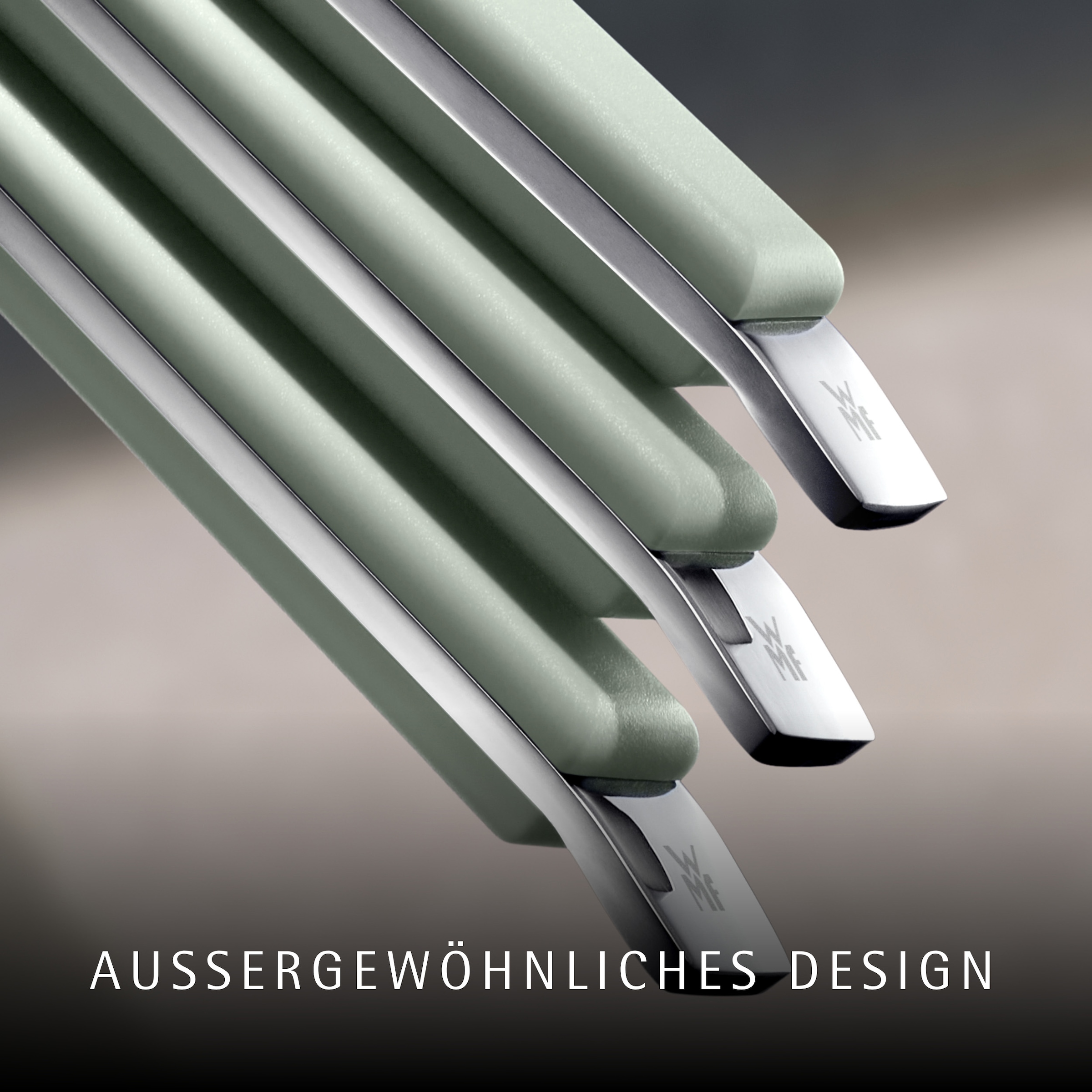 WMF Besteck-Set »Emotion« hochwertiger Cromargan Edelstahl, 6 Personen, robuste Kunststoffgriffe