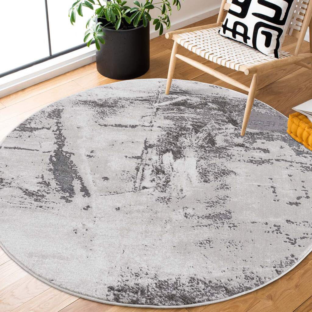 Carpet City Teppich "Chic" rund 11 mm Höhe Kurzflor, Vintage-Optik, Weicher günstig online kaufen