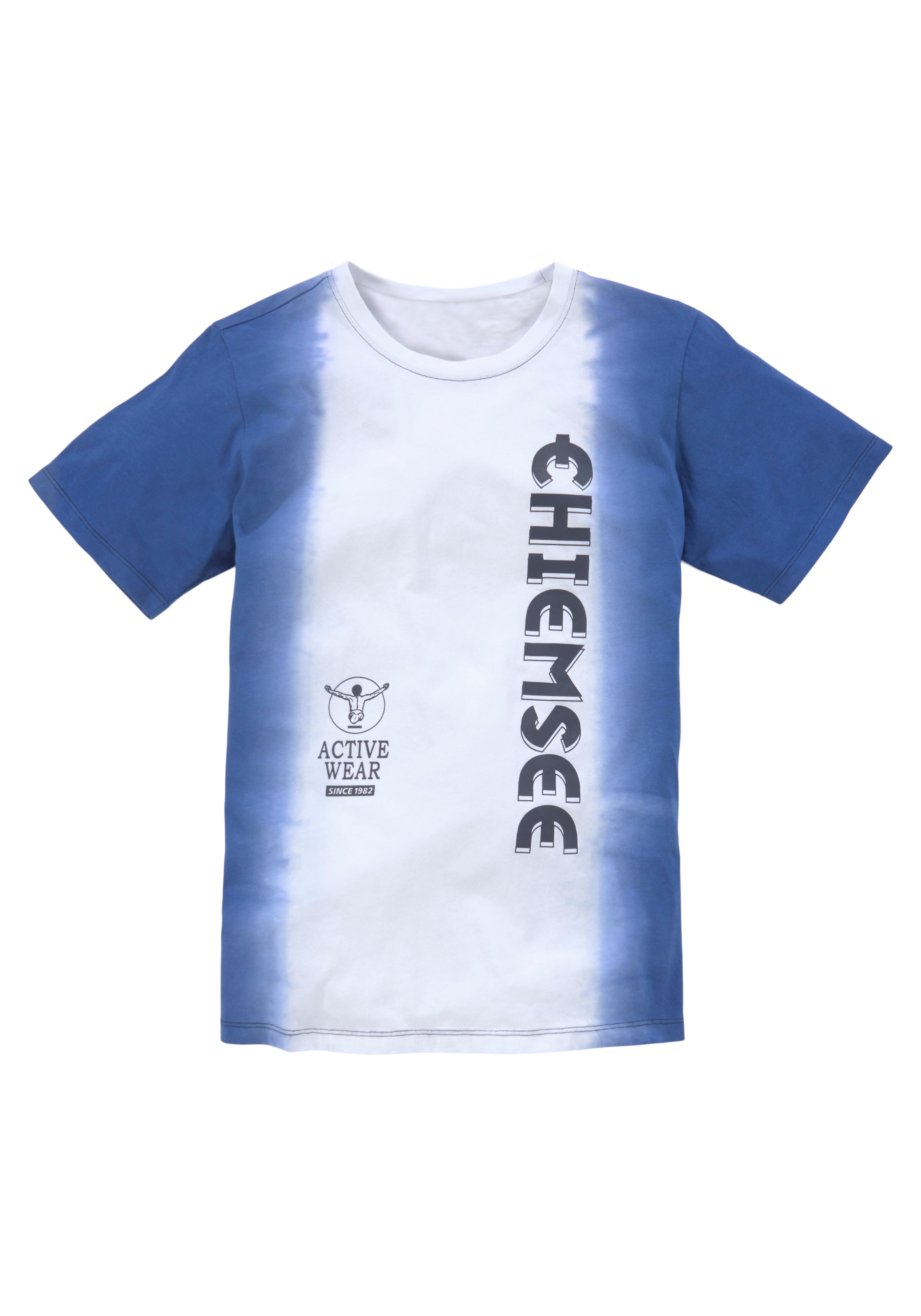 Chiemsee T-Shirt »Dip bestellen coolem Logodruck | Dye«, mit und Farbverlauf BAUR