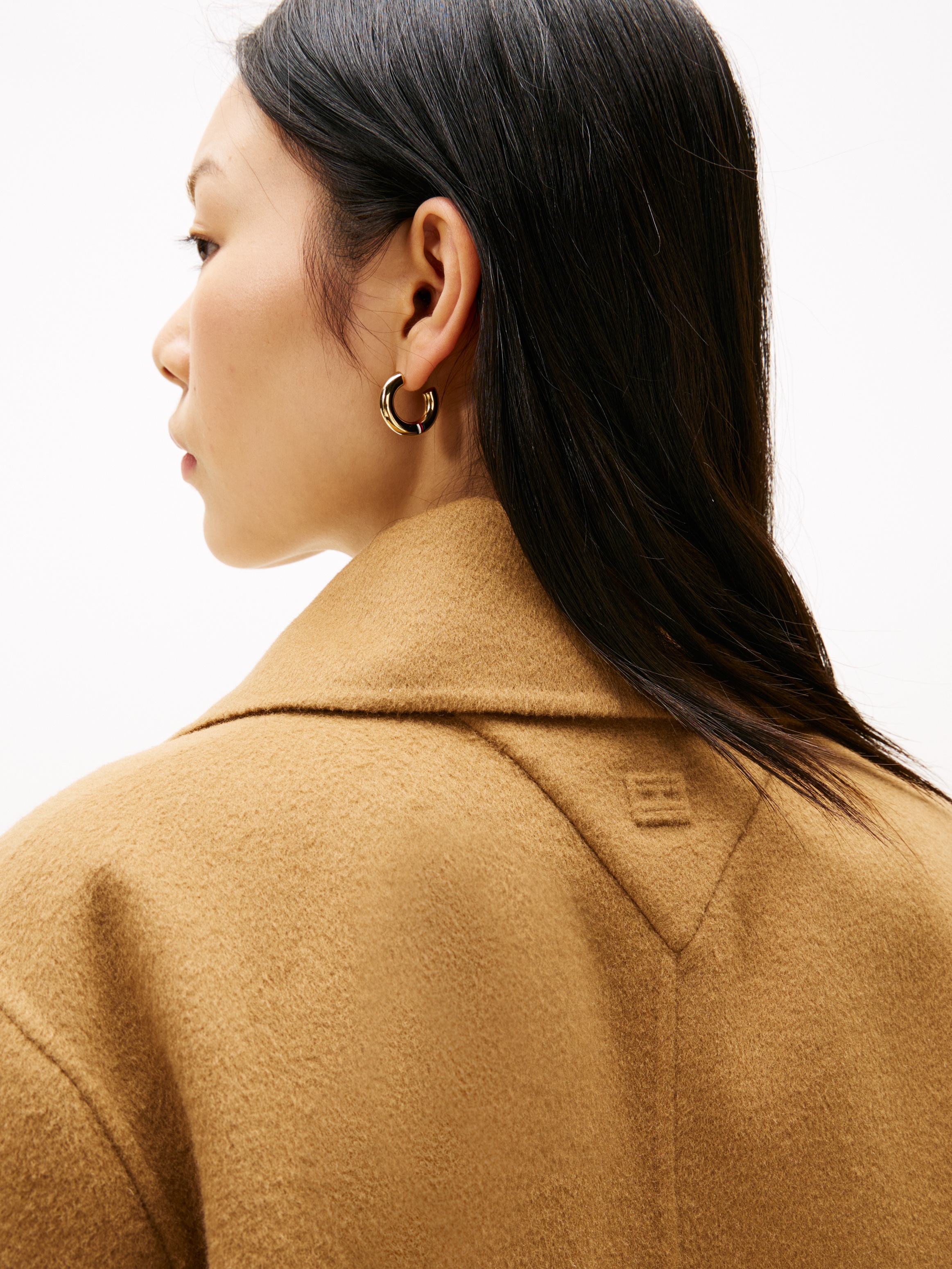 Tommy Hilfiger Kurzmantel "DF WOOL BLEND REG PEACOAT" mit Wolle günstig online kaufen