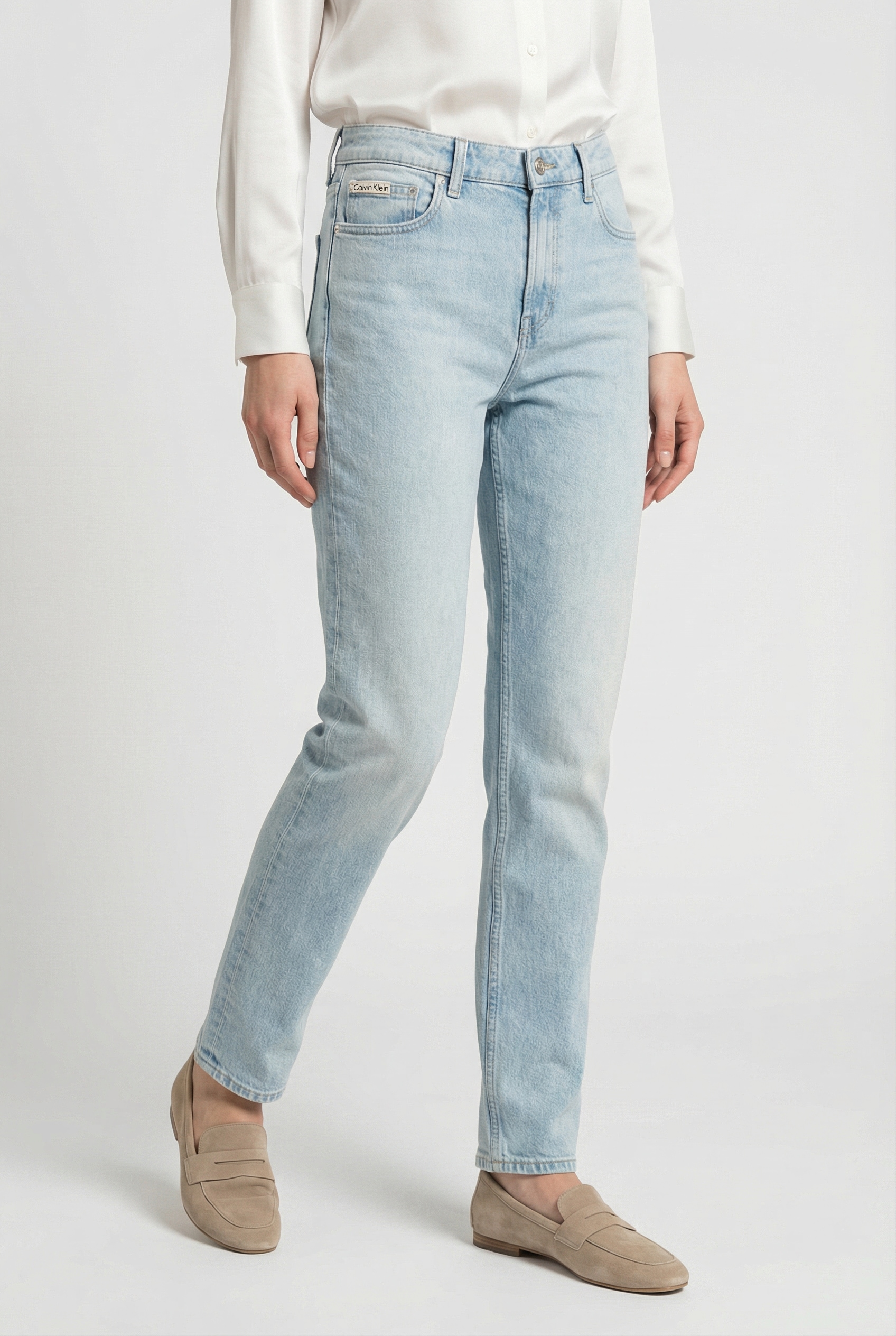 Calvin Klein Jeans Mom-Jeans "NEW MOM JEAN" Regular fit mit praktischen Taschen
