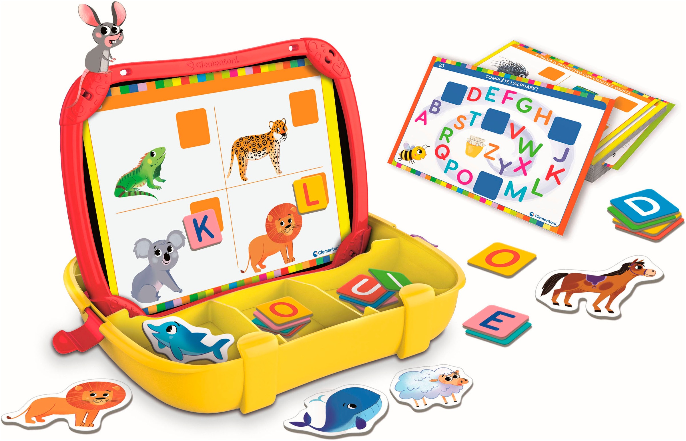 Clementoni® Lernspielzeug »Lernbox - Buchstaben und Tiere« Made in Europe