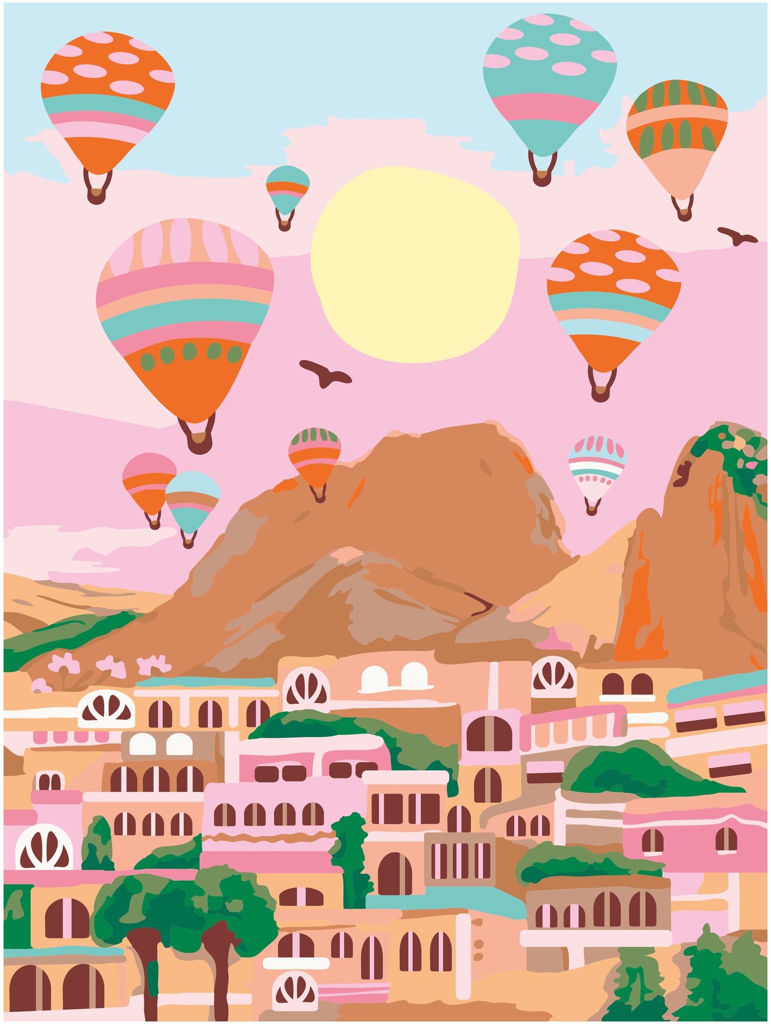 Ravensburger Malen nach Zahlen »CreArt, Canvas Leinwand - Kappadokien« Made in Europe