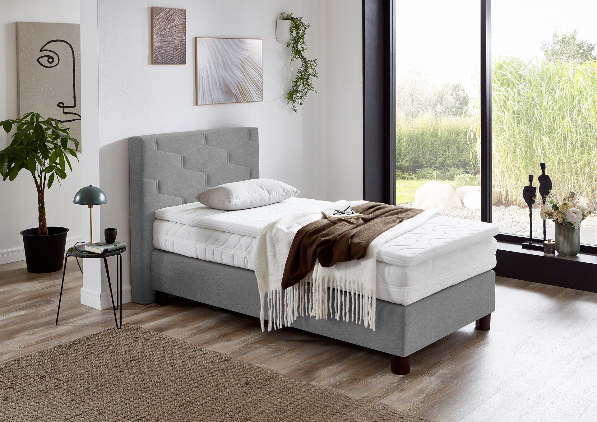 Westfalia Schlafkomfort Boxspringbett, wahlweise mit Topper