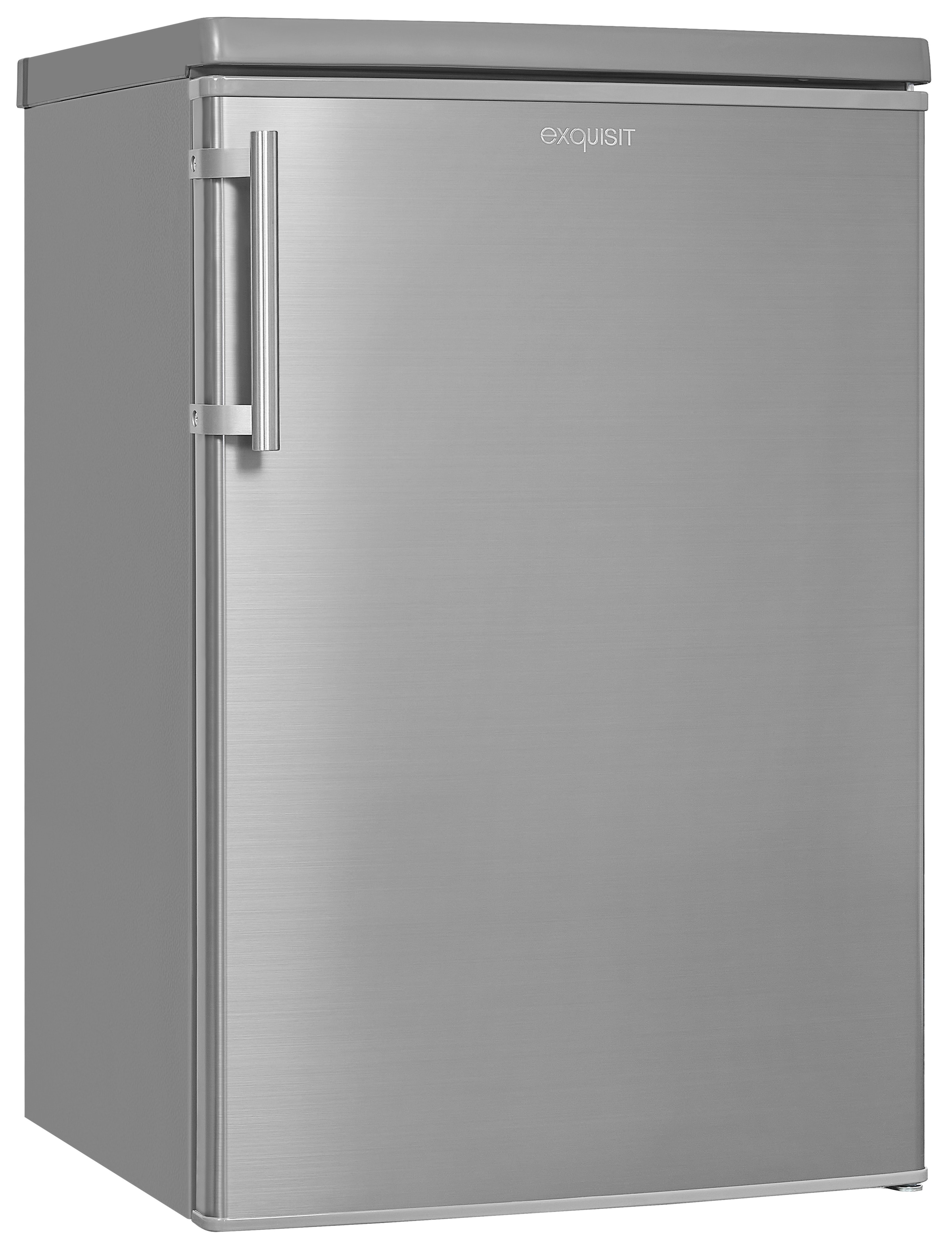 exquisit Kühlschrank "KS16-4-HE-040D inoxlook" 85 cm hoch 55 cm breit 109 L günstig online kaufen