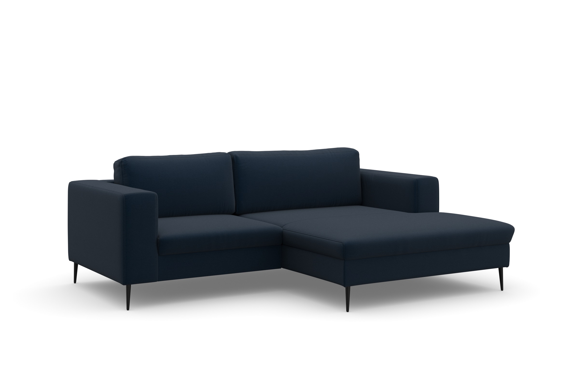 Thumbnail - DOMO collection Ecksofa "Modica kompakt und elegant, Breite 244, L-Form", moderne Optik mit extrabreiter Recamiere, auch...