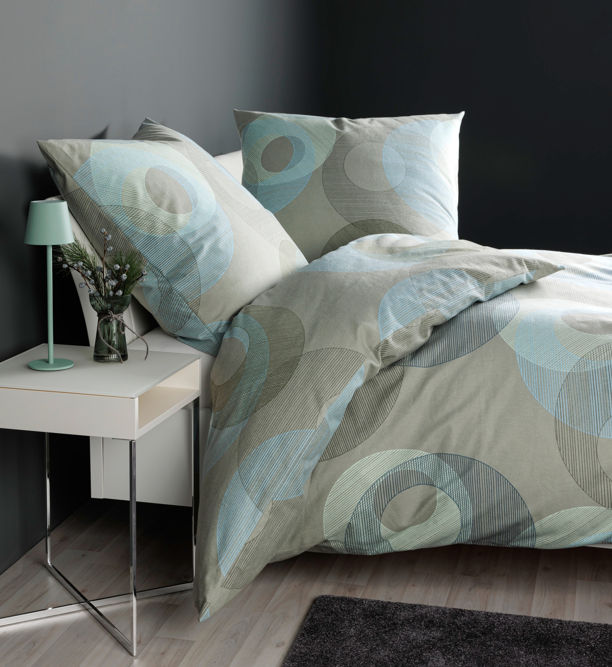 Janine Bettwäsche "Mako-Satin 31167" 2 tlg. tlg. Bettwäsche ab Größe 135x20 günstig online kaufen