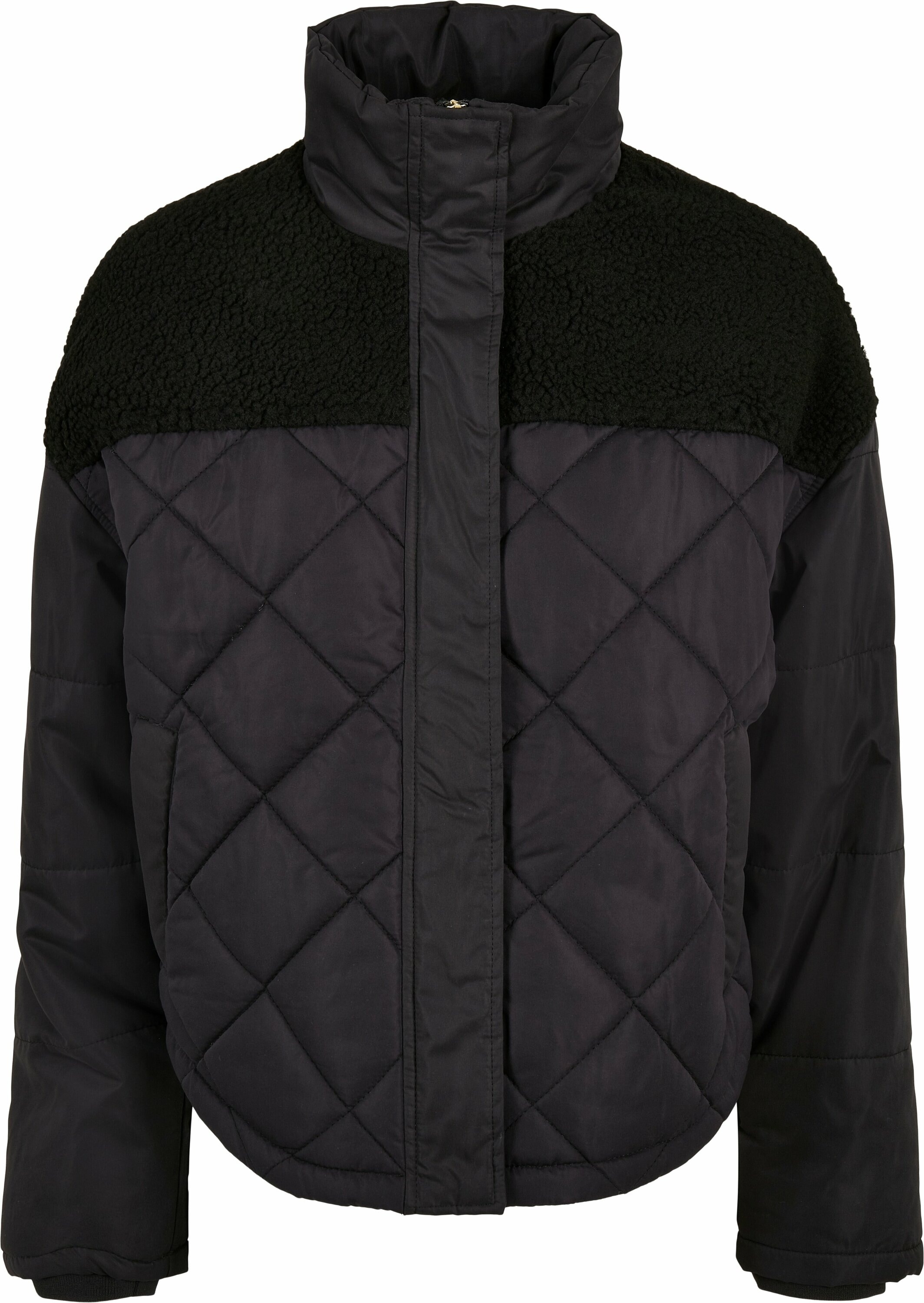 URBAN CLASSICS Winterjacke »Damen kaufen Ladies | Kapuze (1 Puffer Diamond ohne Quilt BAUR Oversized Jacket«, für St.)