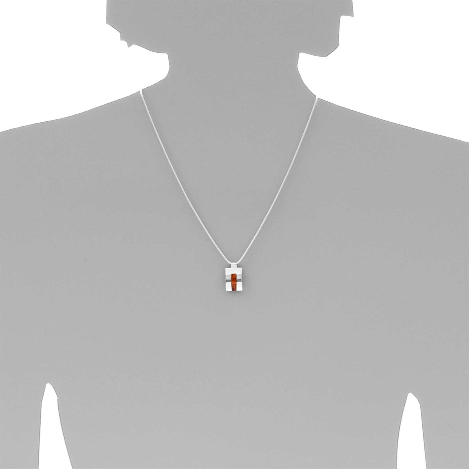 OSTSEE-SCHMUCK Kette mit Anhänger »Ostsee-Schmuck Kette mit Anhänger Zera Kette mit Anhänger Zera«, (2 tlg.)