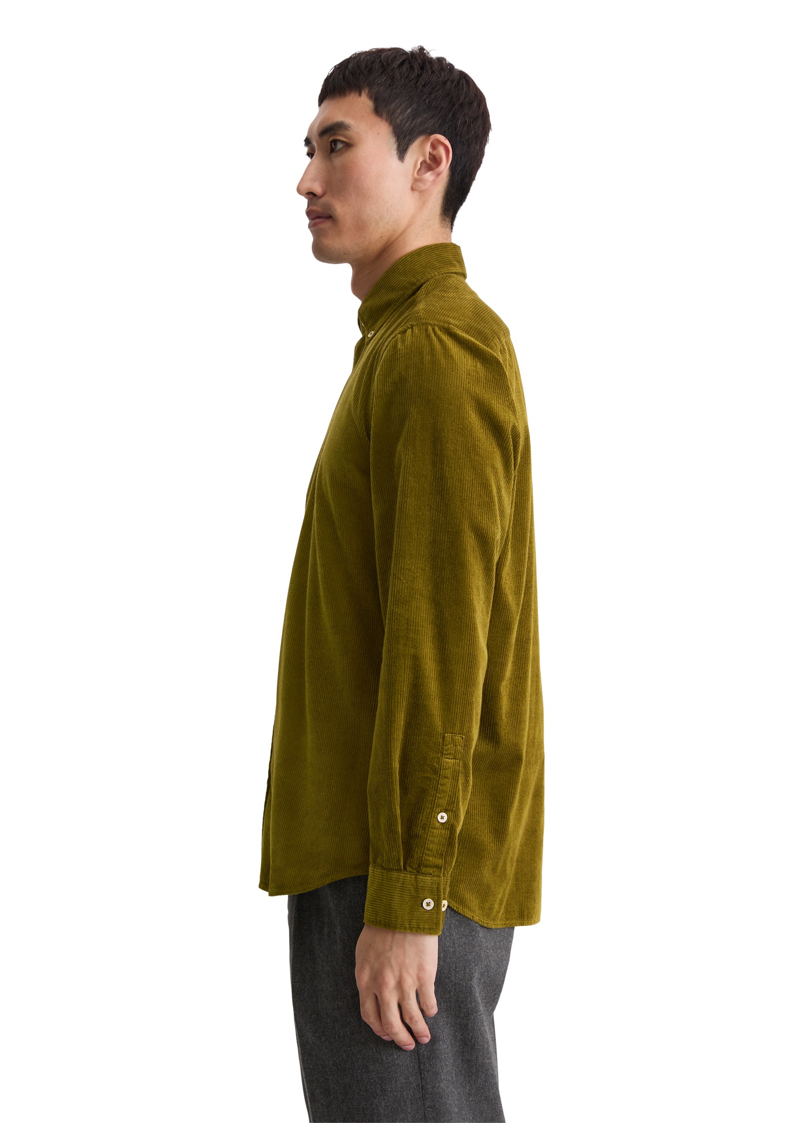 Marc OPolo Langarmhemd "mit Button-Down-Kragen" günstig online kaufen