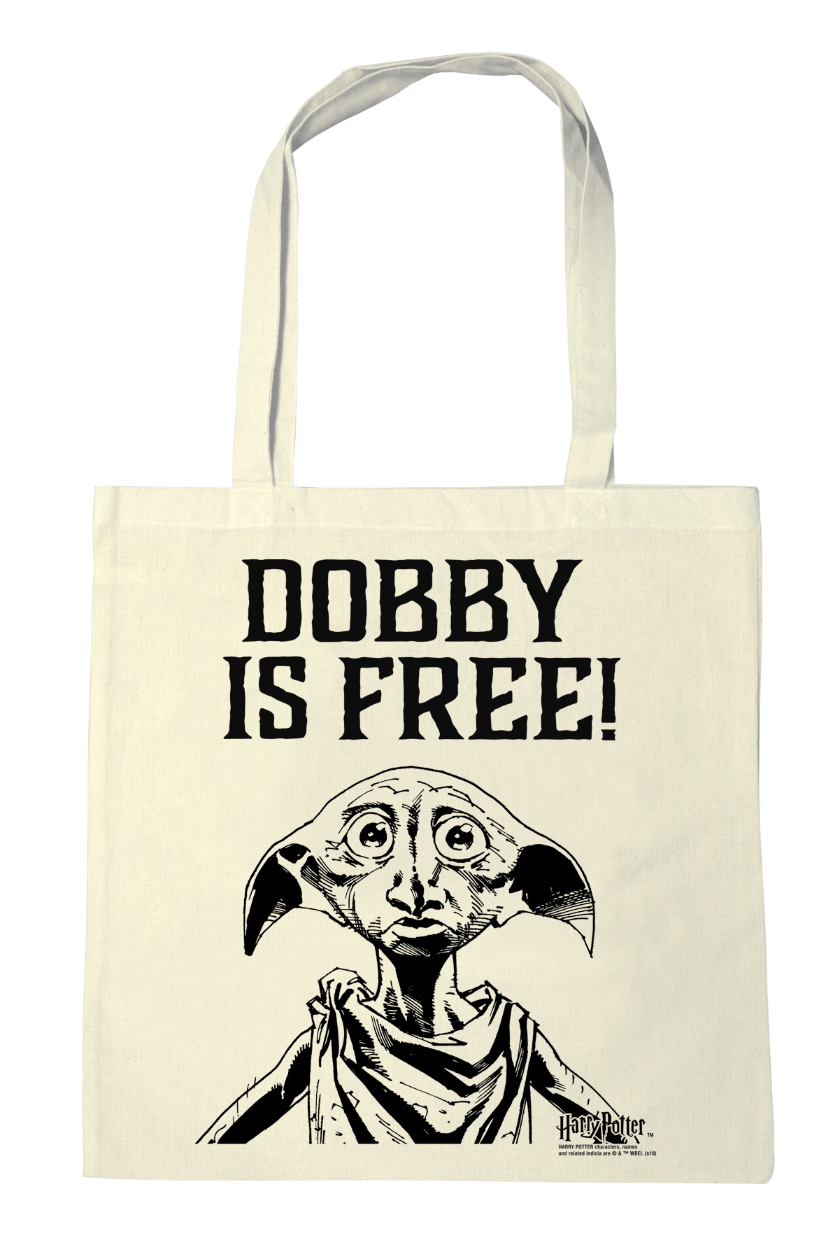 LOGOSHIRT Henkeltasche "Baumwolltasche Dobby Is Free", mit Dobby-Print günstig online kaufen