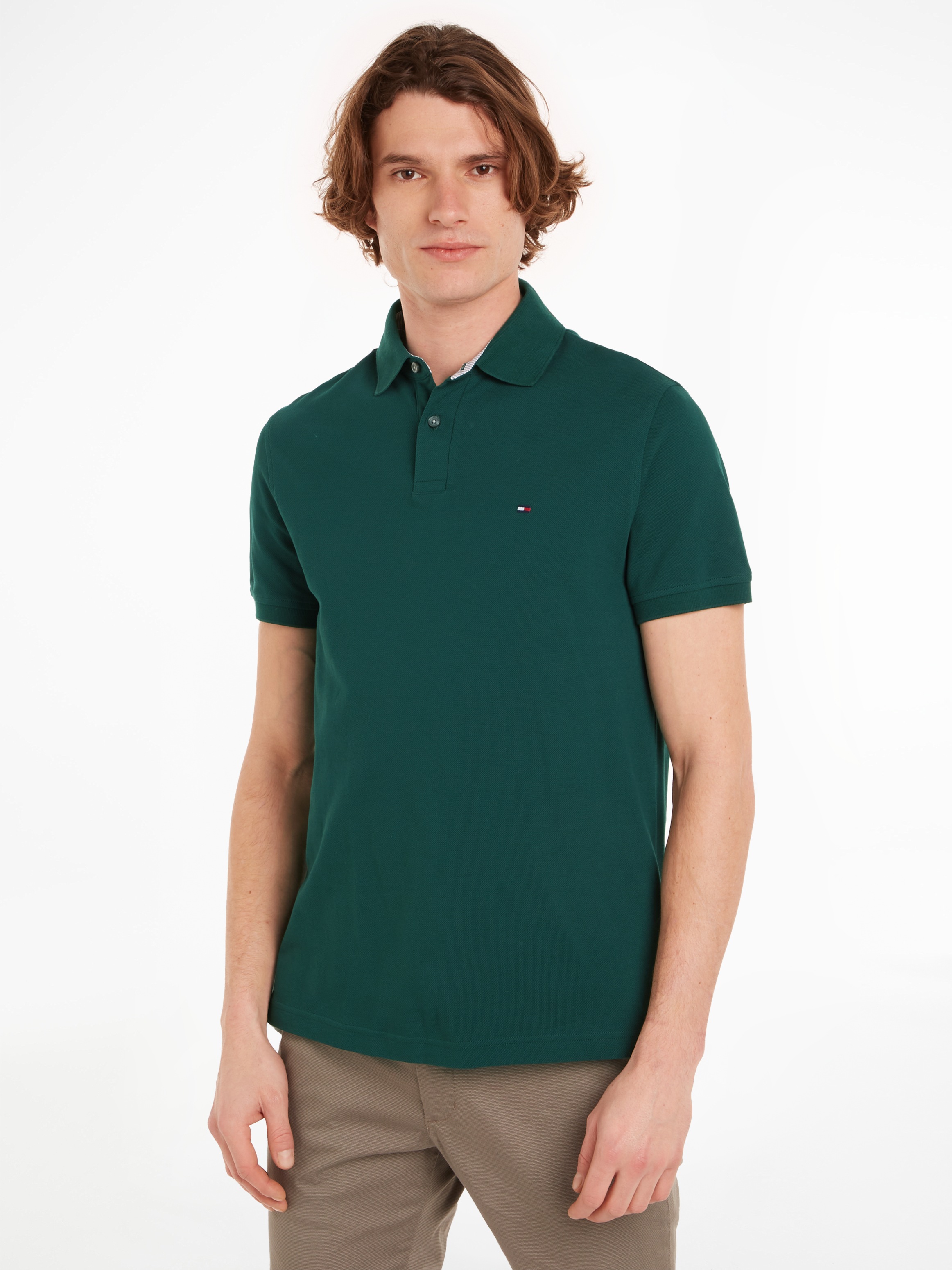 Tommy Hilfiger Poloshirt "1985 REGULAR POLO mit Kontraststreifen und Knopfl günstig online kaufen