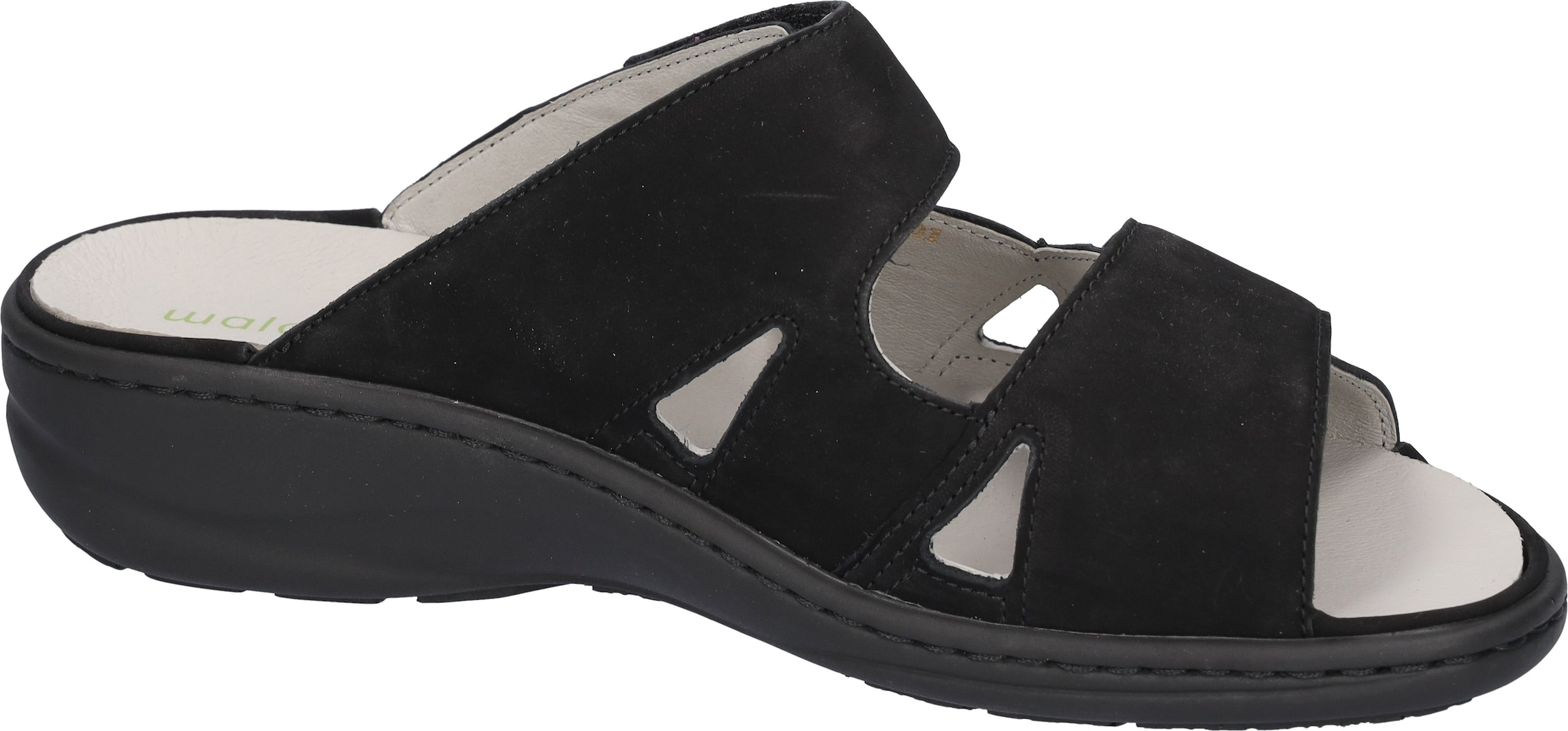 Waldläufer Pantolette »HERIA«, Sommerschuh, Komfortschuh, Hausschuh in Weite H, mit Klettverschlüsse