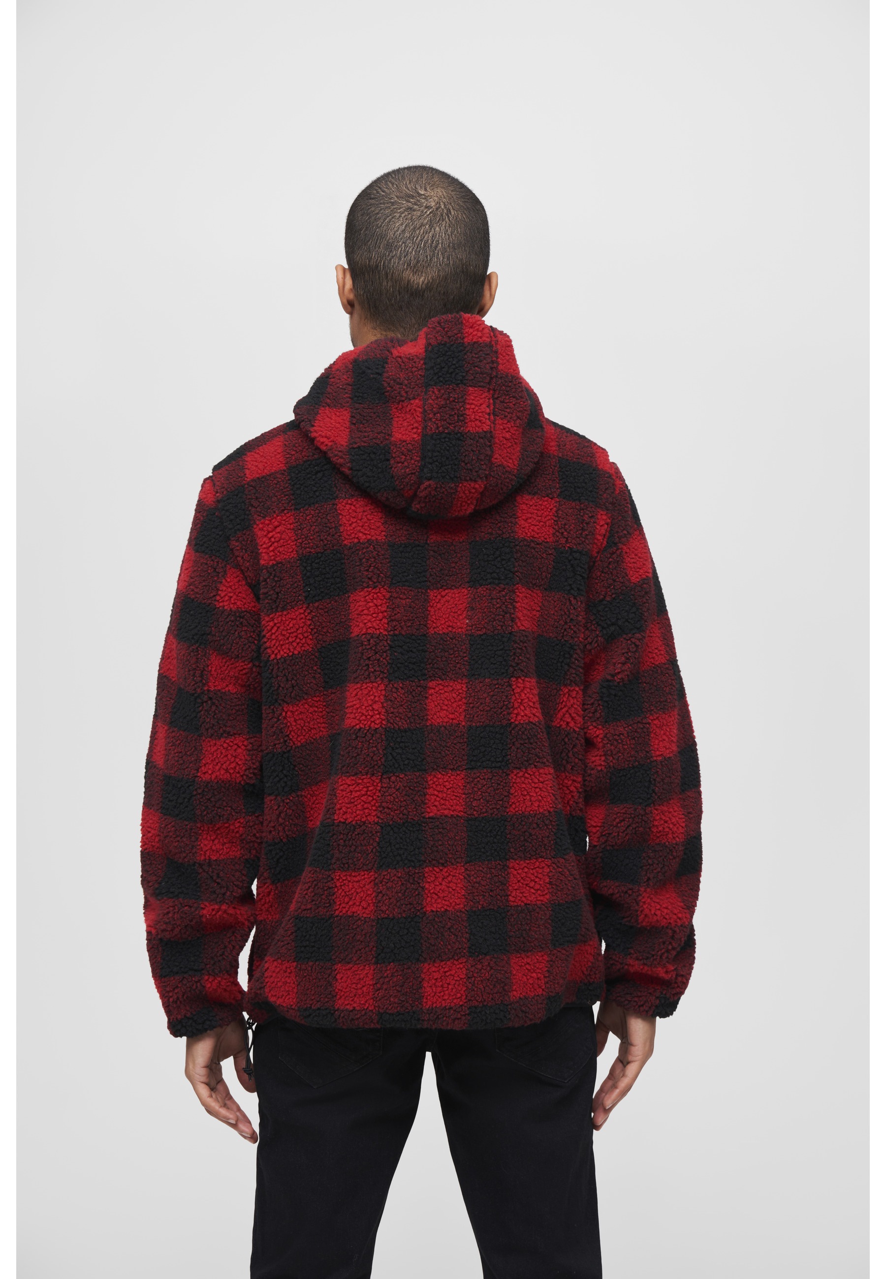 Brandit Anorak »Brandit Herren Teddyfleece Worker Pullover« 1 Stk. tlg. mit Kapuze