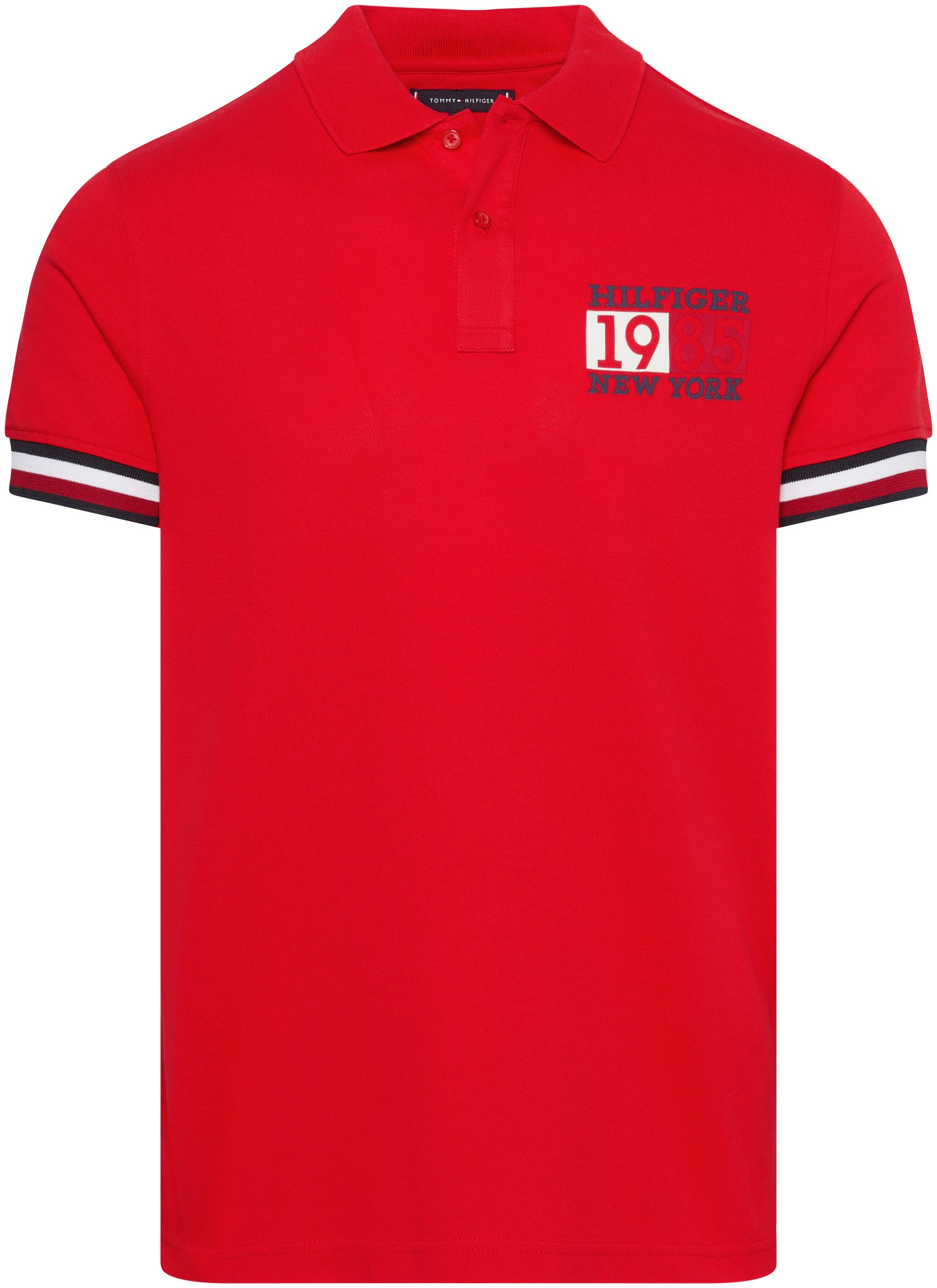 Tommy Hilfiger Poloshirt NEW YORK FLAG SLIM POLO fur BAUR