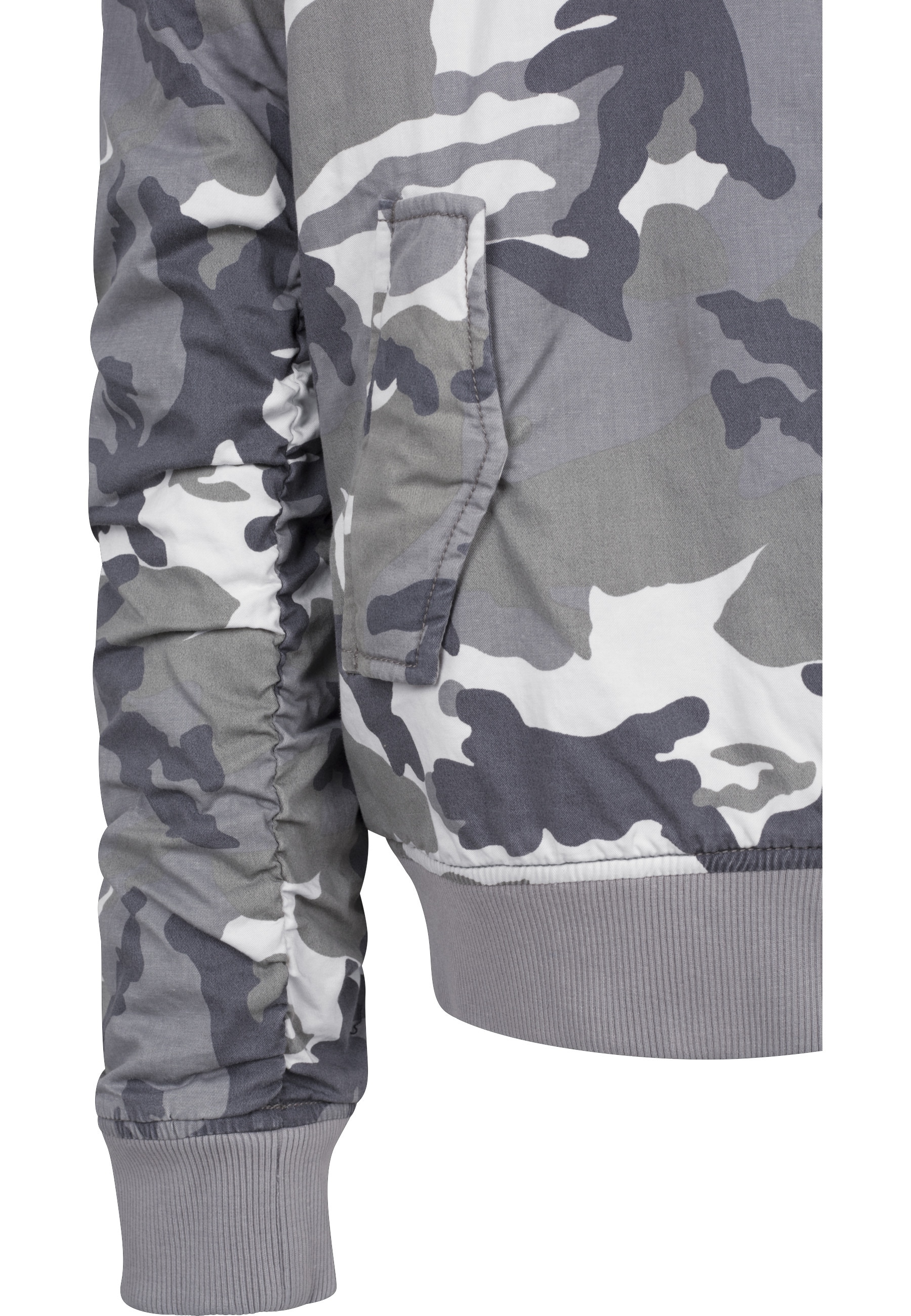 URBAN CLASSICS Bomberjacke »Urban Classics Herren Vintage Camo Cotton Bomber Jacket« 1 Stk. tlg. ohne Kapuze