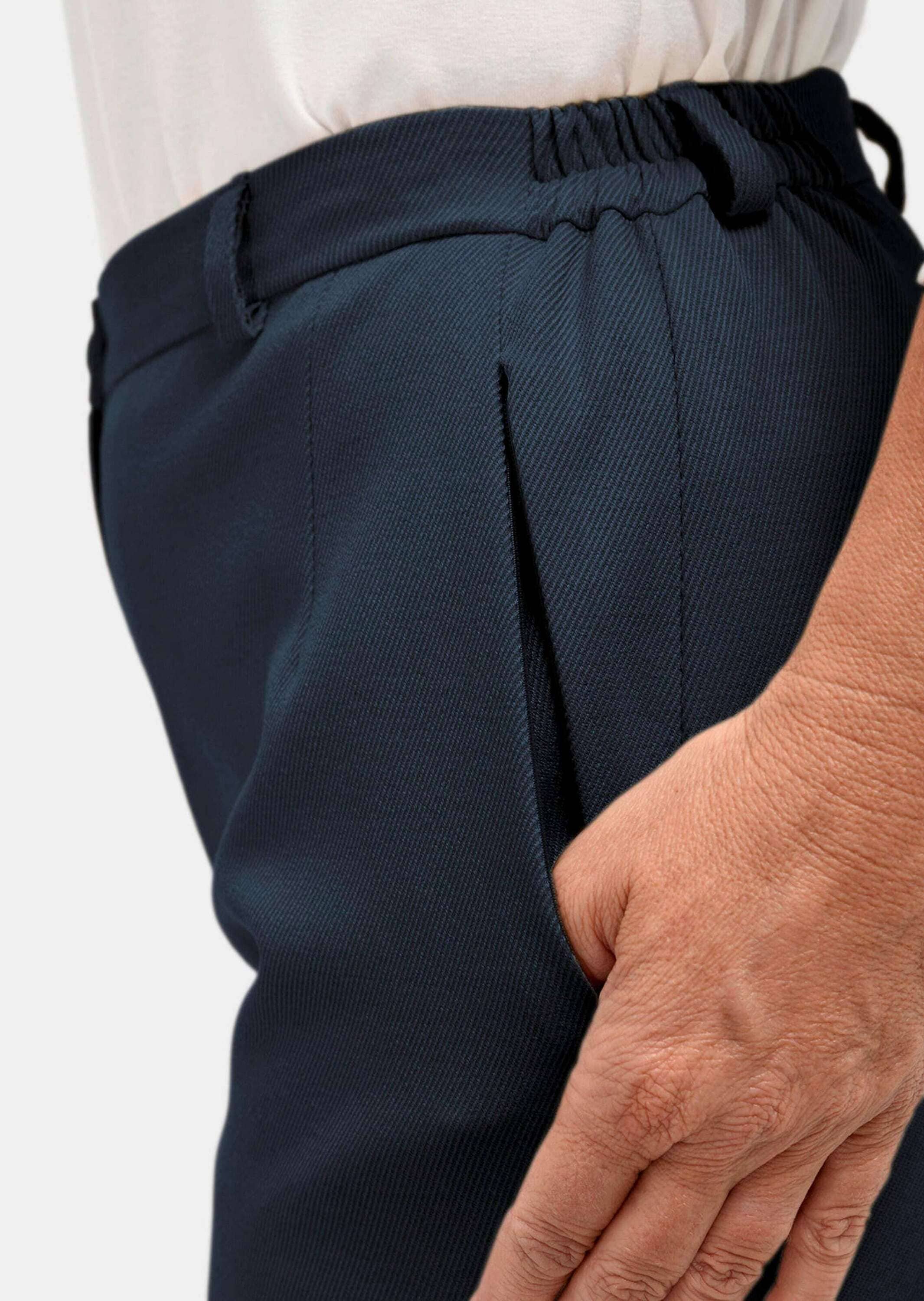 GOLDNER Stoffhose »Hose Anna mit Rippenstruktur Hose Anna mit Rippenstruktur«