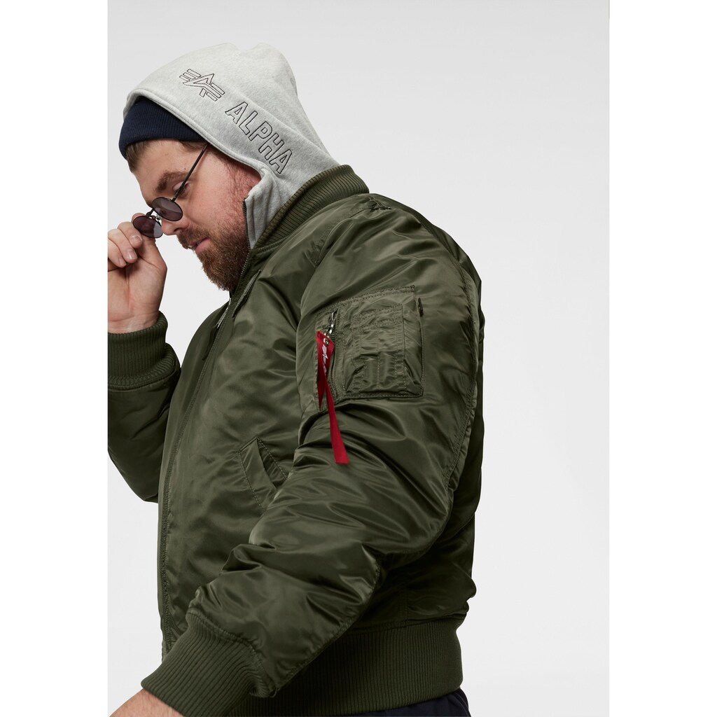 Alpha Industries Bomberjacke »MA-1 D-TEC«, mit Kapuze