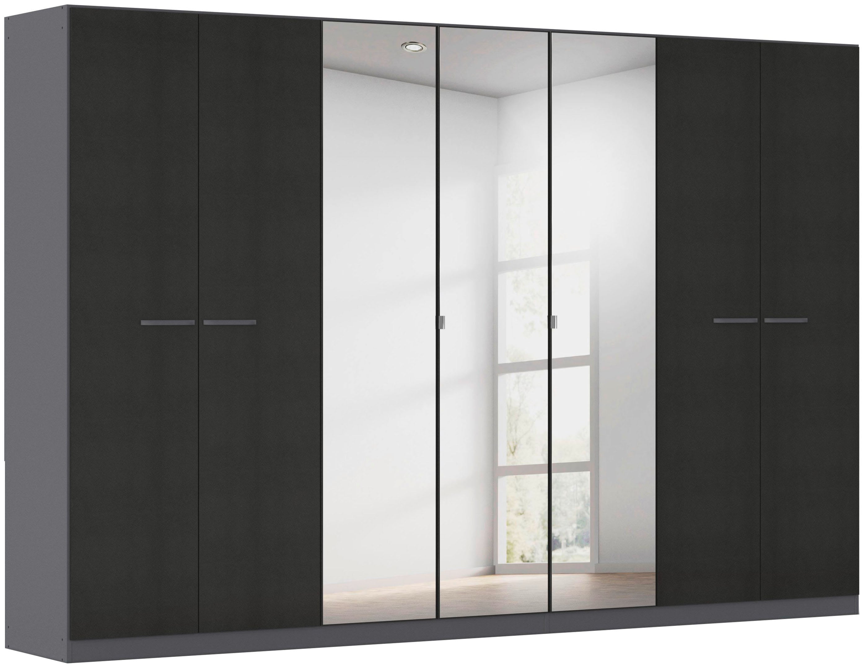 OTTO home Kleiderschrank "Mehrzweckschrank Aktenschrank Möbel Mietswohnung Schlafzimmer OTELI" erhältlich in Breiten 91-360 cm, ab Breite 136cm inkl. Innenschubladen, mit zusätzlichen Einlegeböden, optional mit Spiegel MADE IN GERMANY