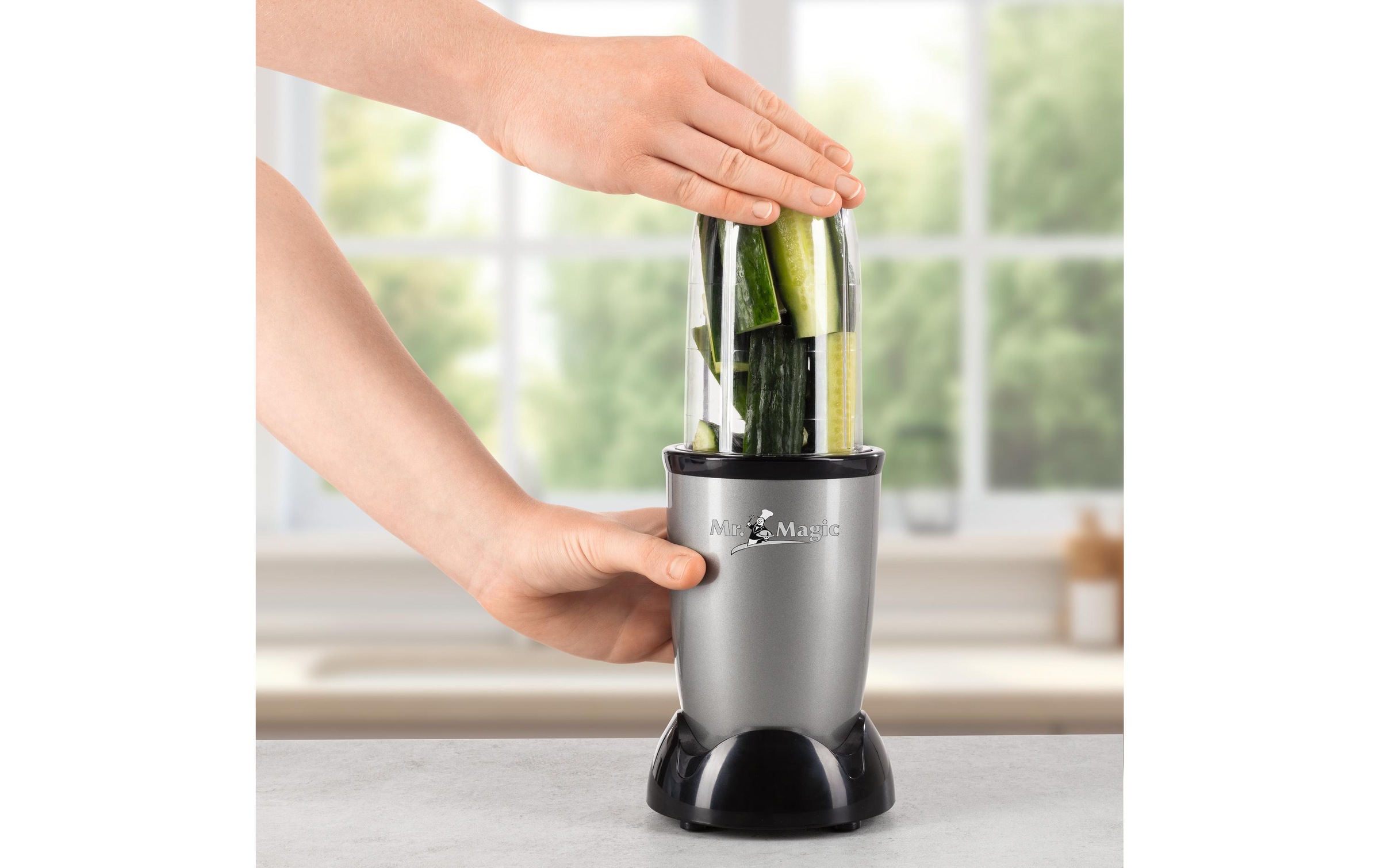 GOURMETmaxx Zerkleinerer »Nutrition Schwarz/Silber« 500 W