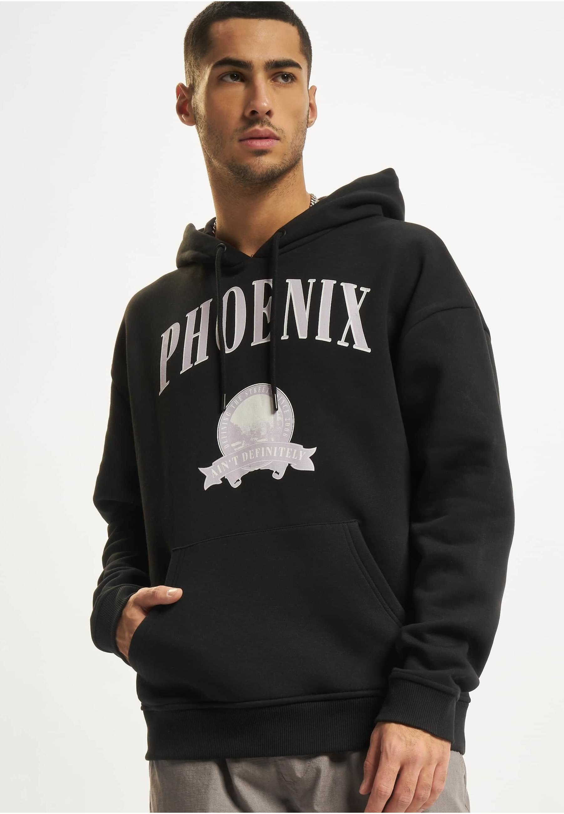 DEF Kapuzensweatshirt »DEF Herren DEF Left Circular Print Hoody«, (1 tlg.)