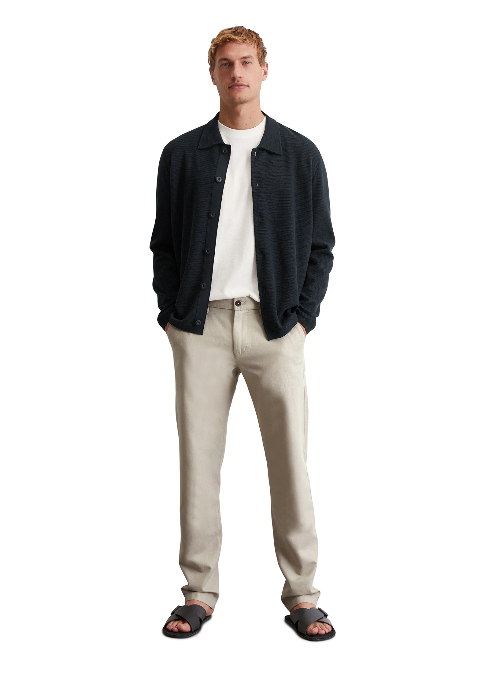 Marc O'Polo Cardigan »mit feiner Piqué-Struktur«