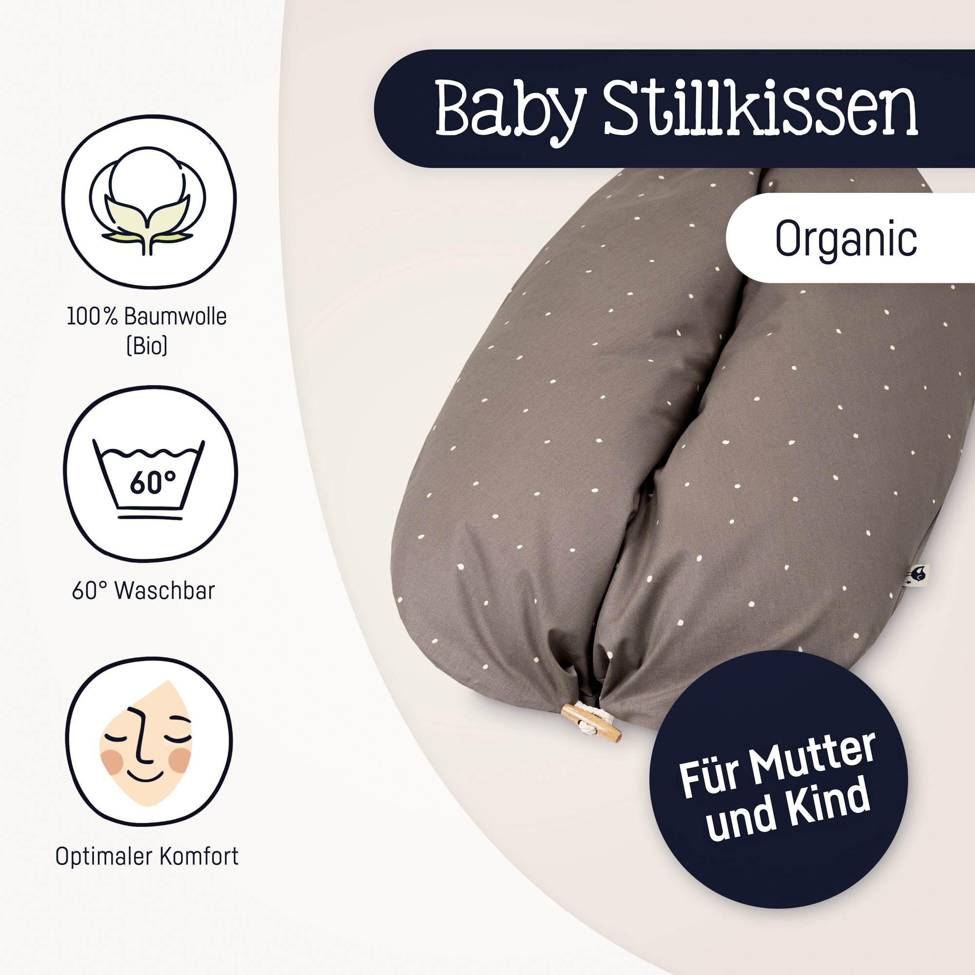 Julius Zöllner Stillkissen "Wild Dots" günstig online kaufen