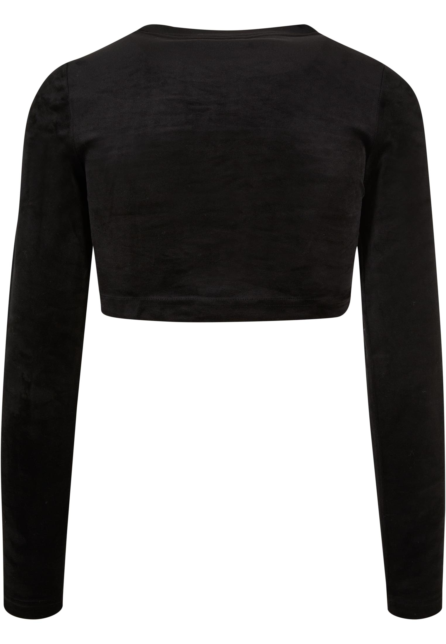Fubu Longsleeve »Fubu Damen FW224-018-1 Old English Rhinestone Velours LS black«, (1 tlg.)