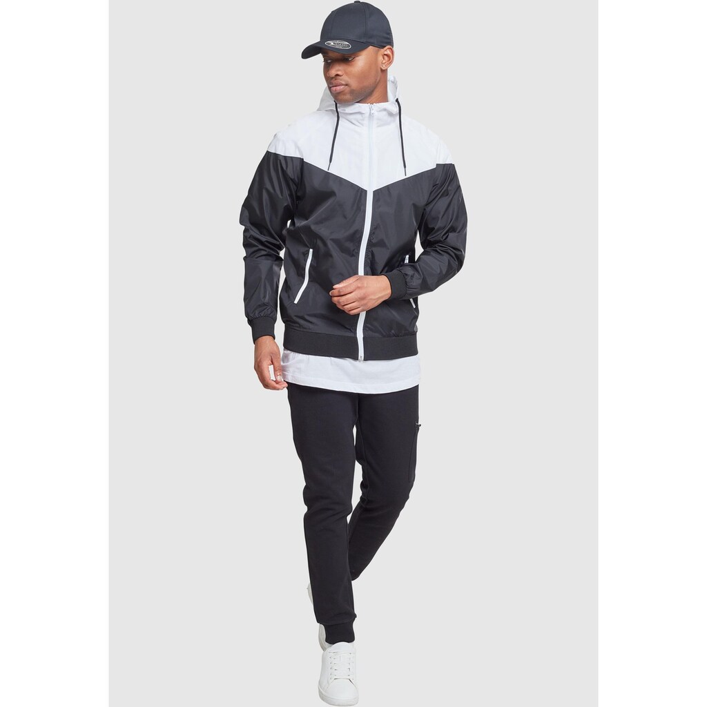 URBAN CLASSICS Windbreaker »Urban Classics Herren Arrow Windrunner«, (1 St.), mit Kapuze