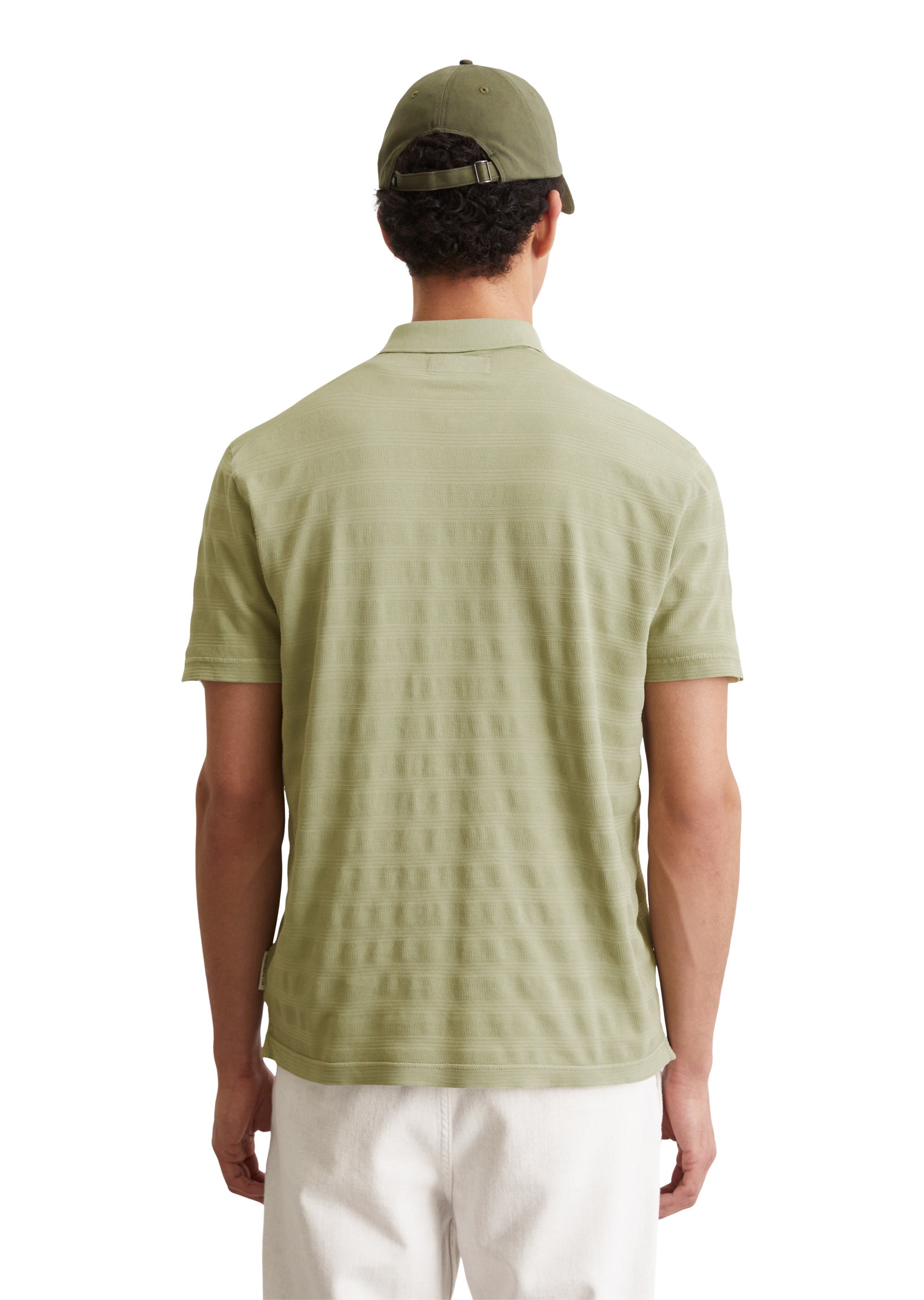 Marc O'Polo Poloshirt »mit Streifenstruktur«