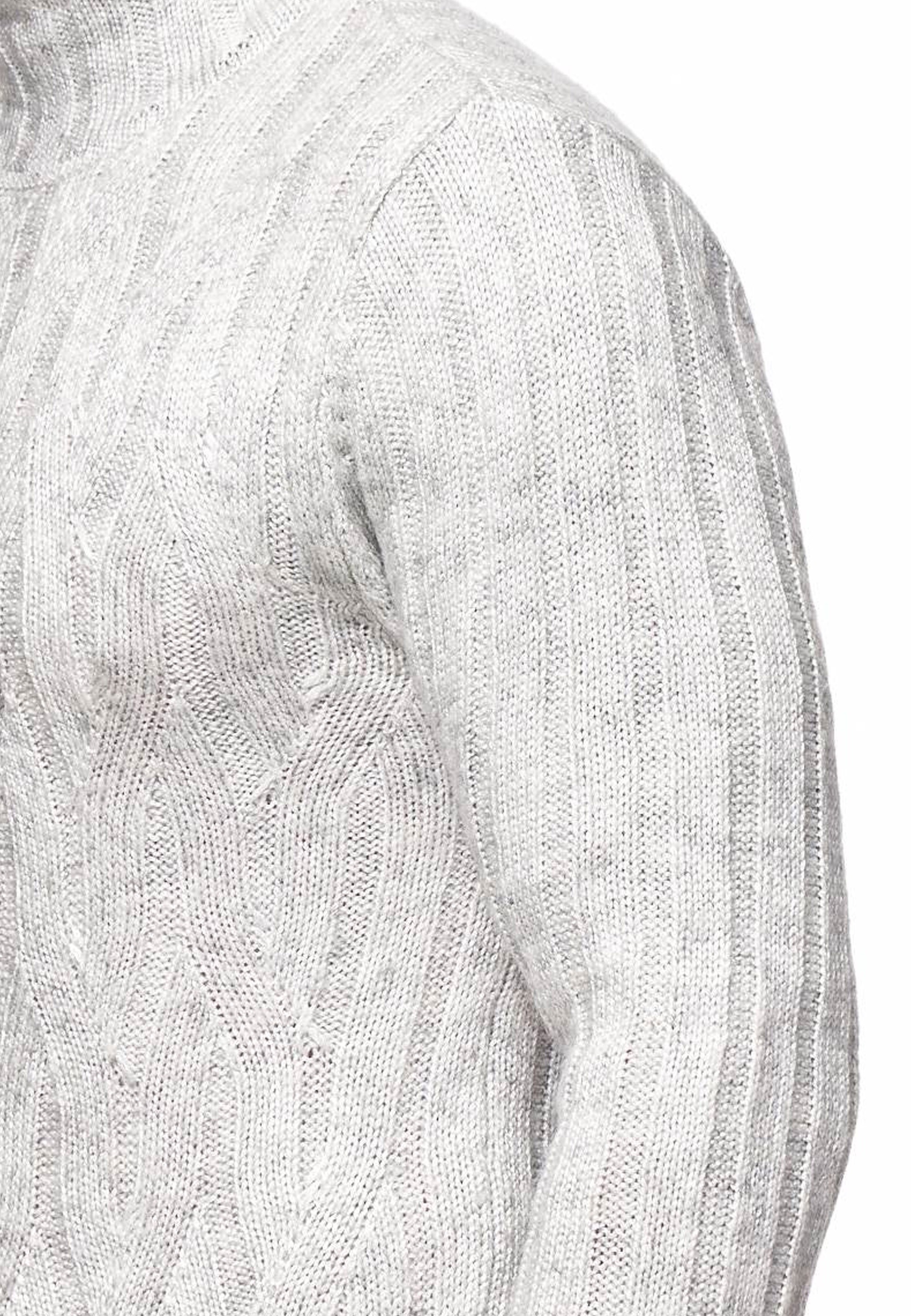 Rusty Neal Strickpullover, mit wärmendem Stehkragen