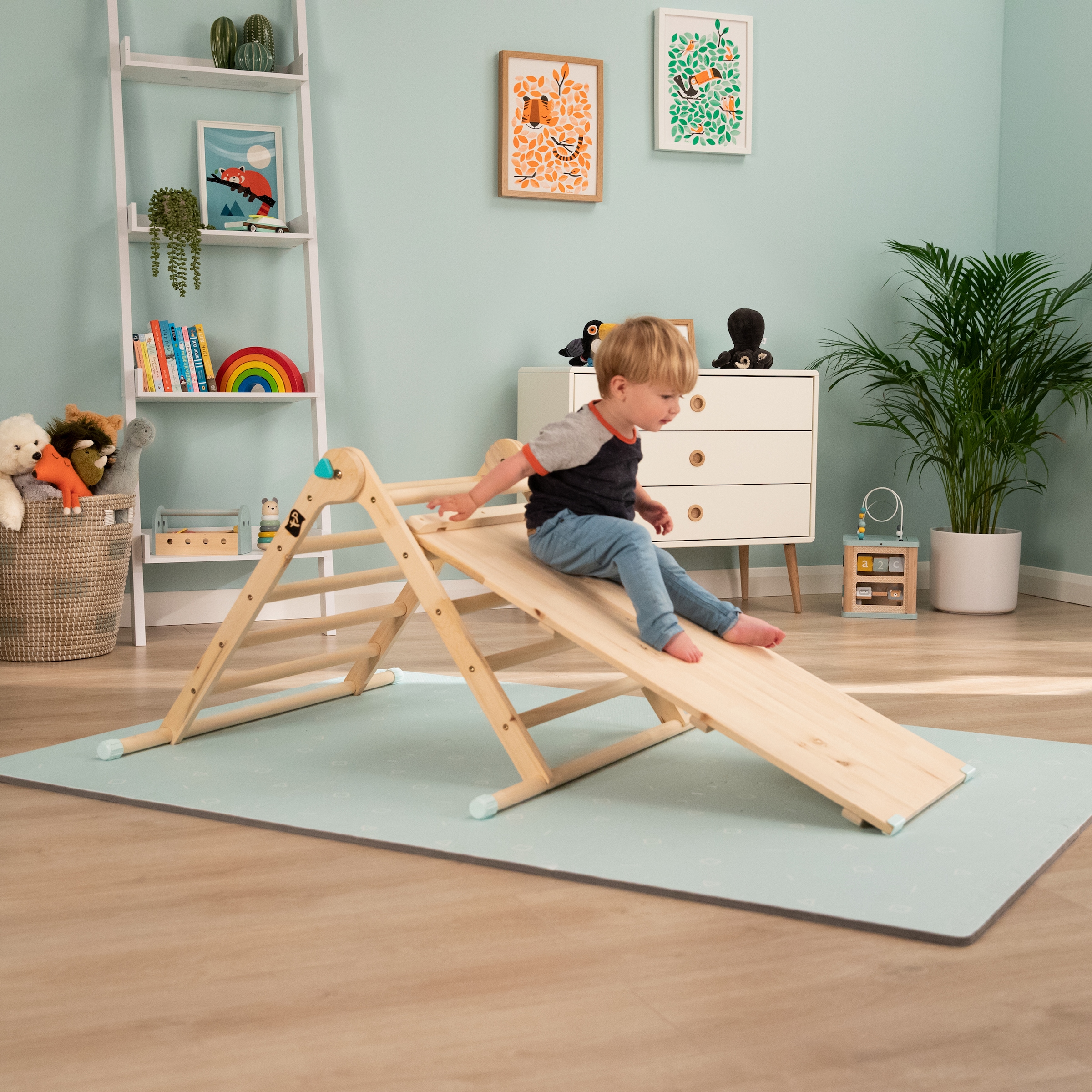 TP Toys Klettergerüst »TP683, Active Tots Slide«, BxLxH: 45x100x5,5 cm, Holz Rutsche-/Kletterbrett