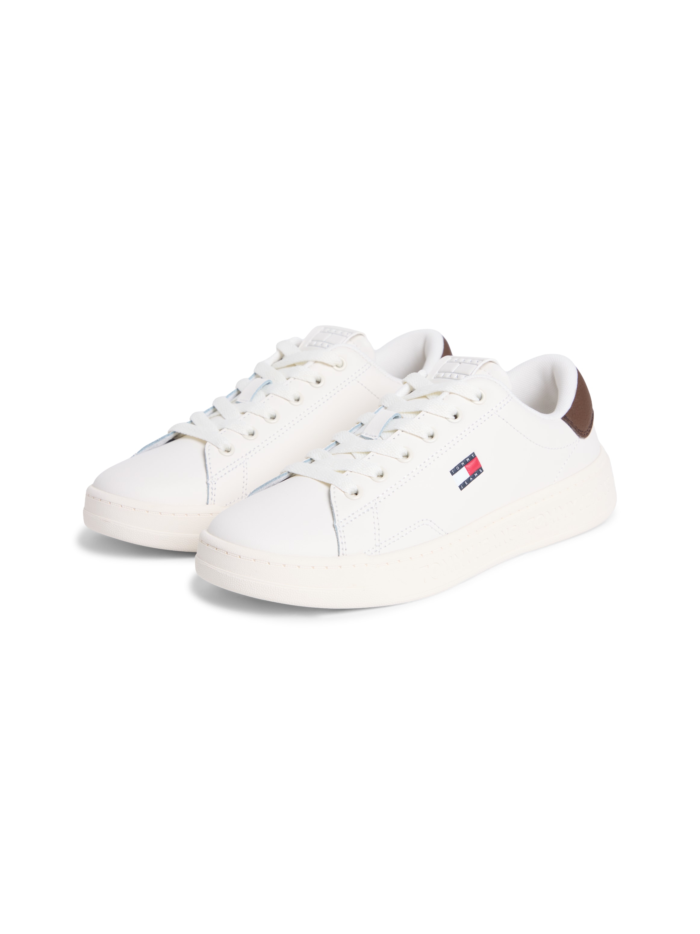 Tommy Jeans Plateausneaker "TJW SCRIPT CUPSOLE" Freizeitschuh, Halbschuh, S günstig online kaufen