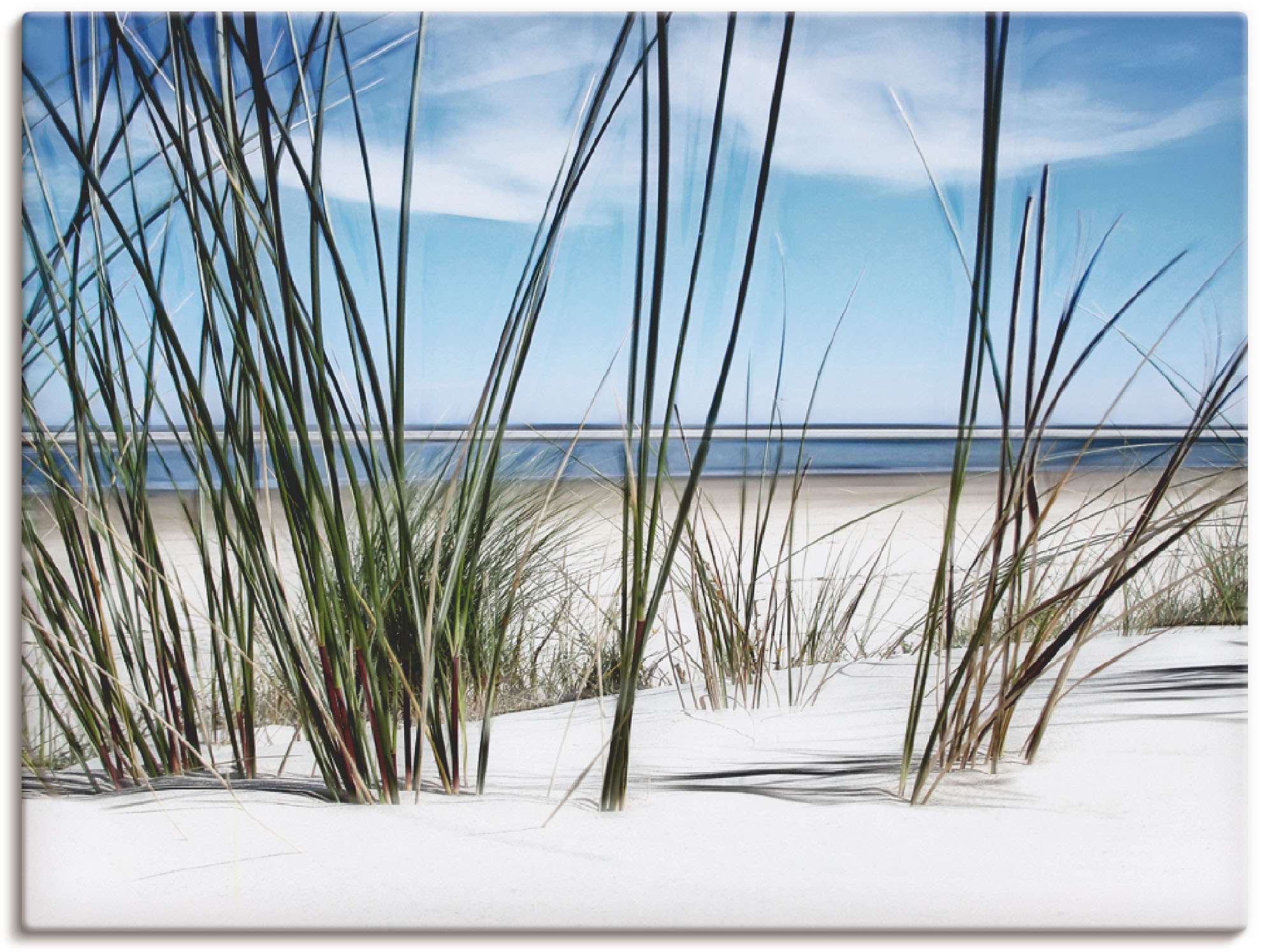Artland Leinwandbild "Düne" Strand 1 Stk. tlg. auf Holzrahmen gespannt