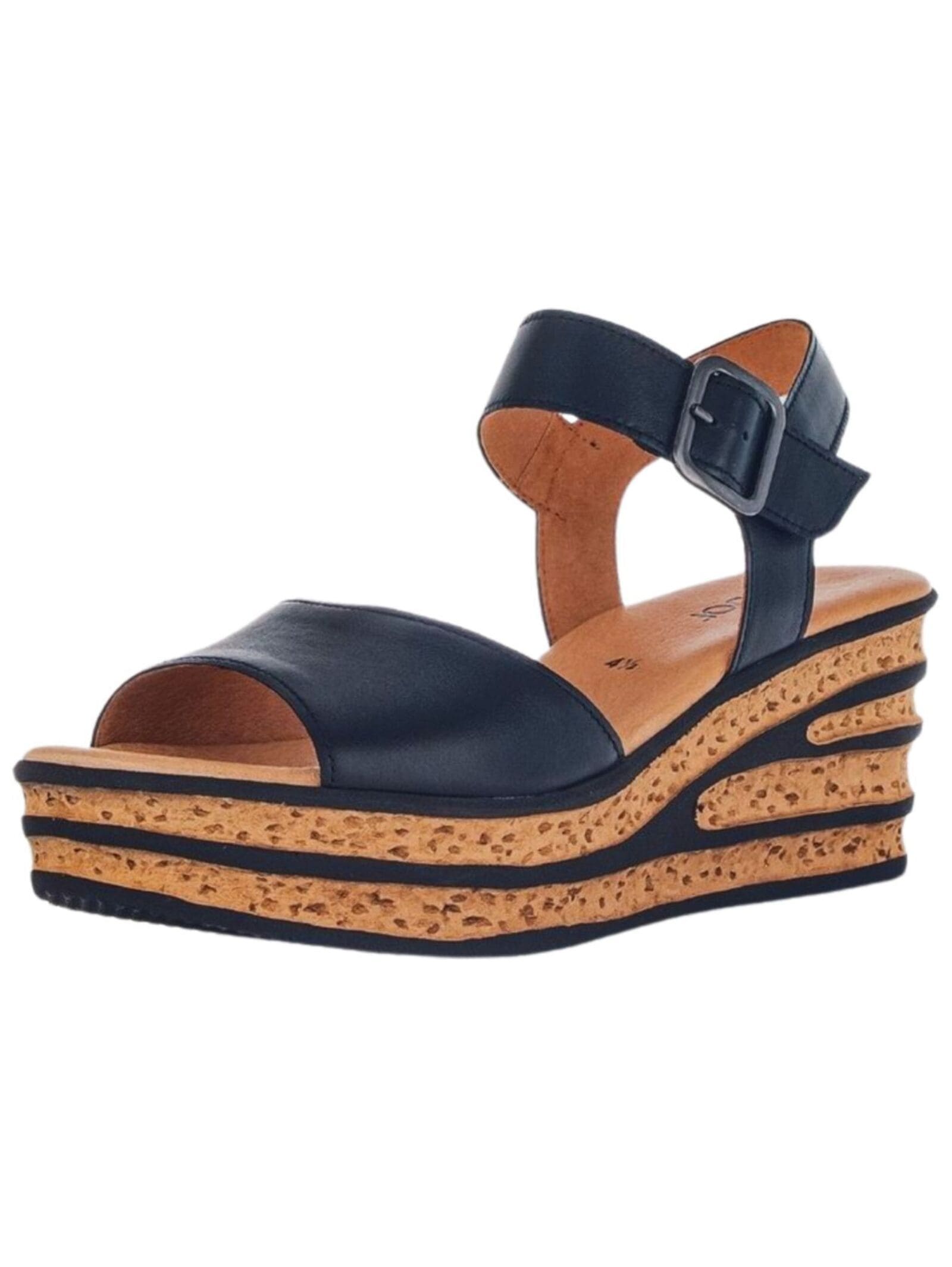 Gabor Keilsandalette "Gabor Sandalen Nappaleder" günstig online kaufen