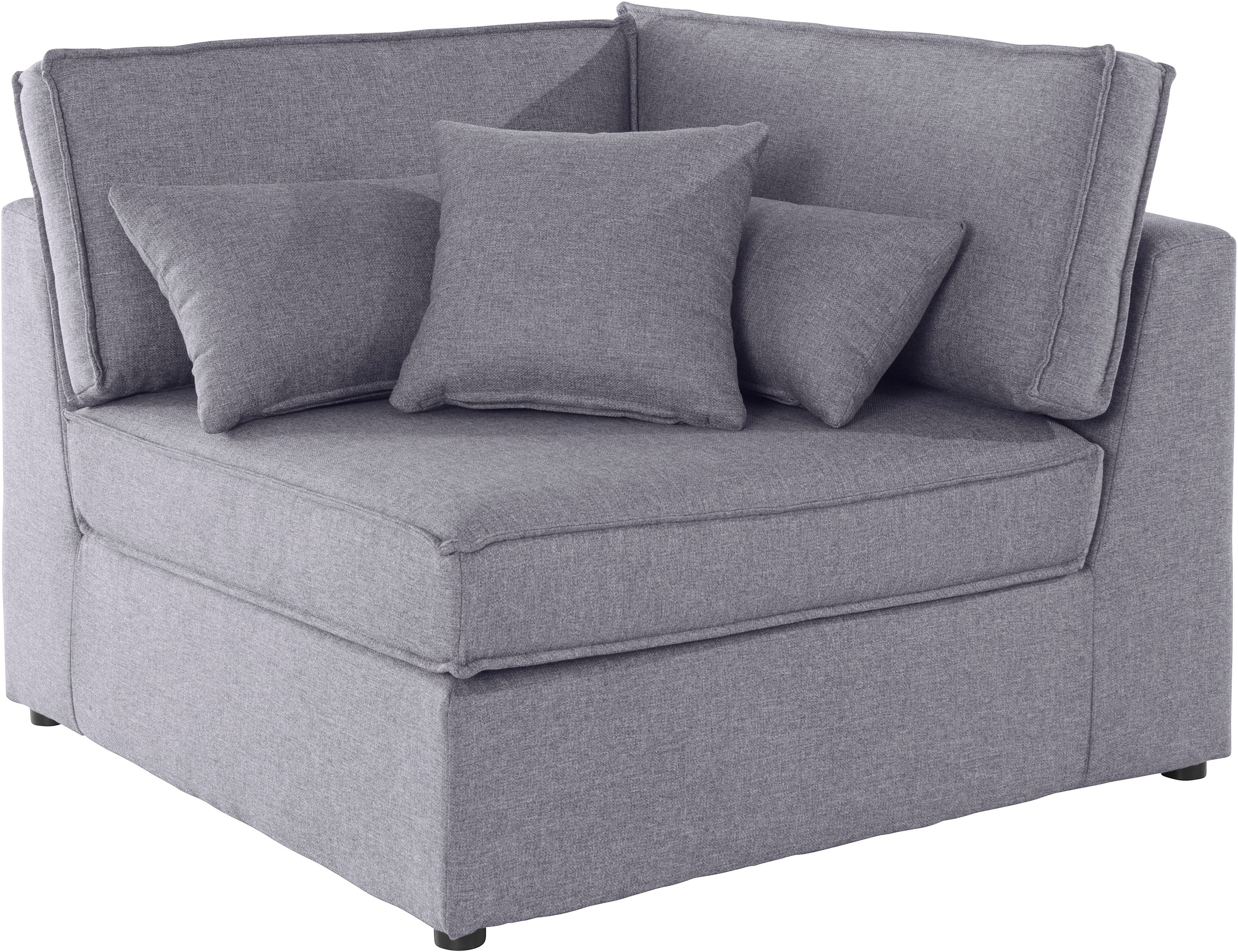 RAUM.ID Sofa-Eckelement "Florid" Teil eines Modulsofas, fester Sitzkomfort, günstig online kaufen