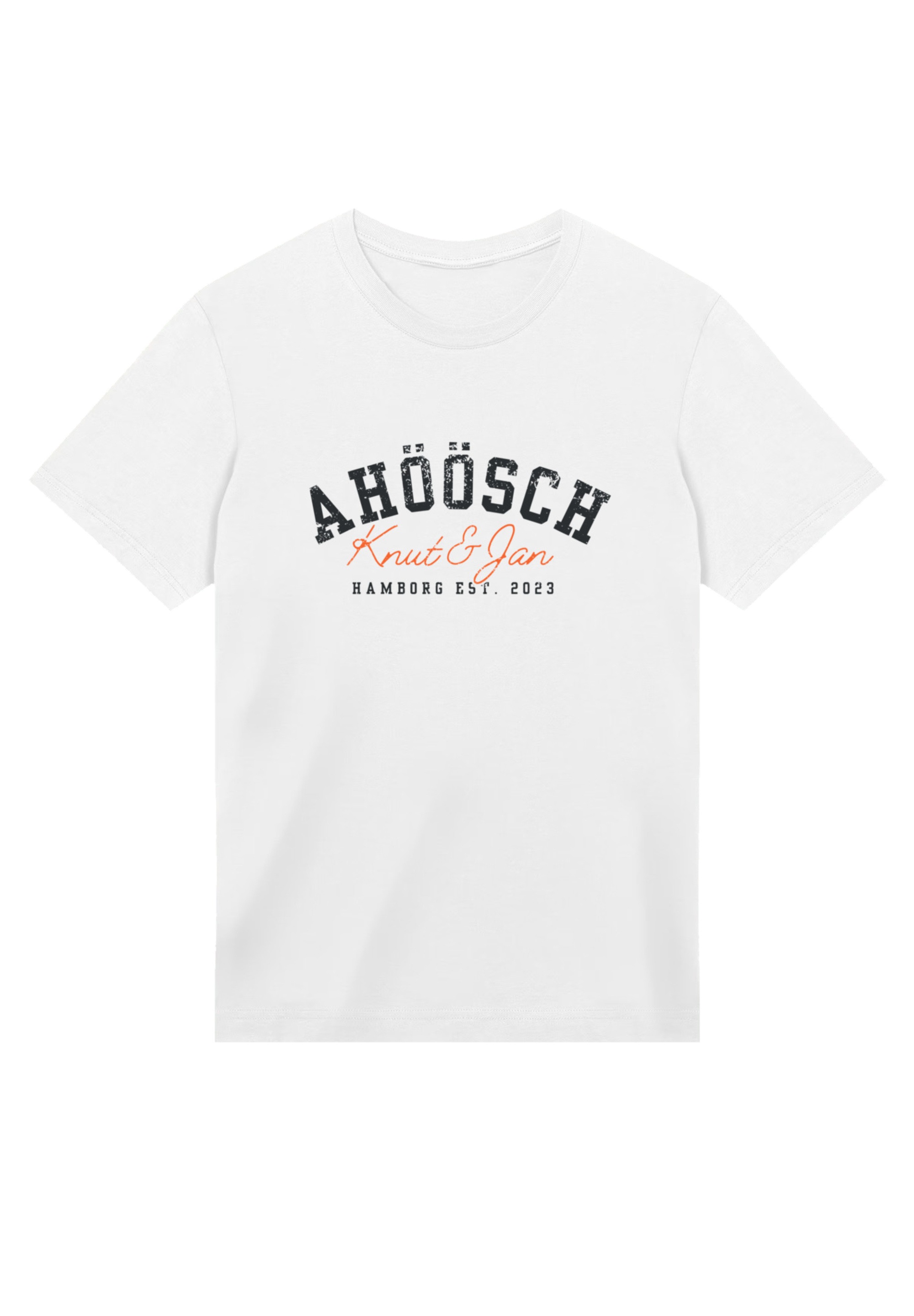 F4NT4STIC T-Shirt »Knut & Jan Hamburg Ahöösch Plattdeutsch« Premium Qualität