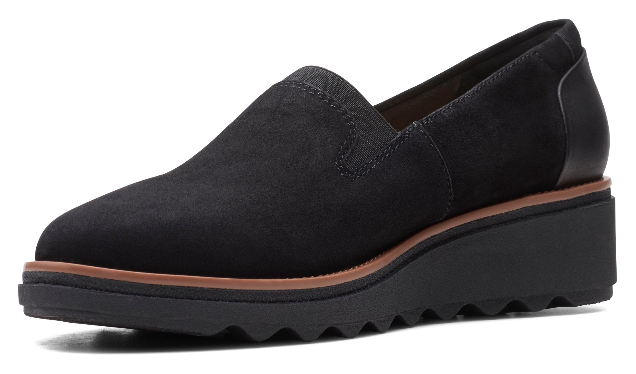 Clarks Slipper "Sharon Dolly", Loafer, Slipper mit Keilabsatz günstig online kaufen