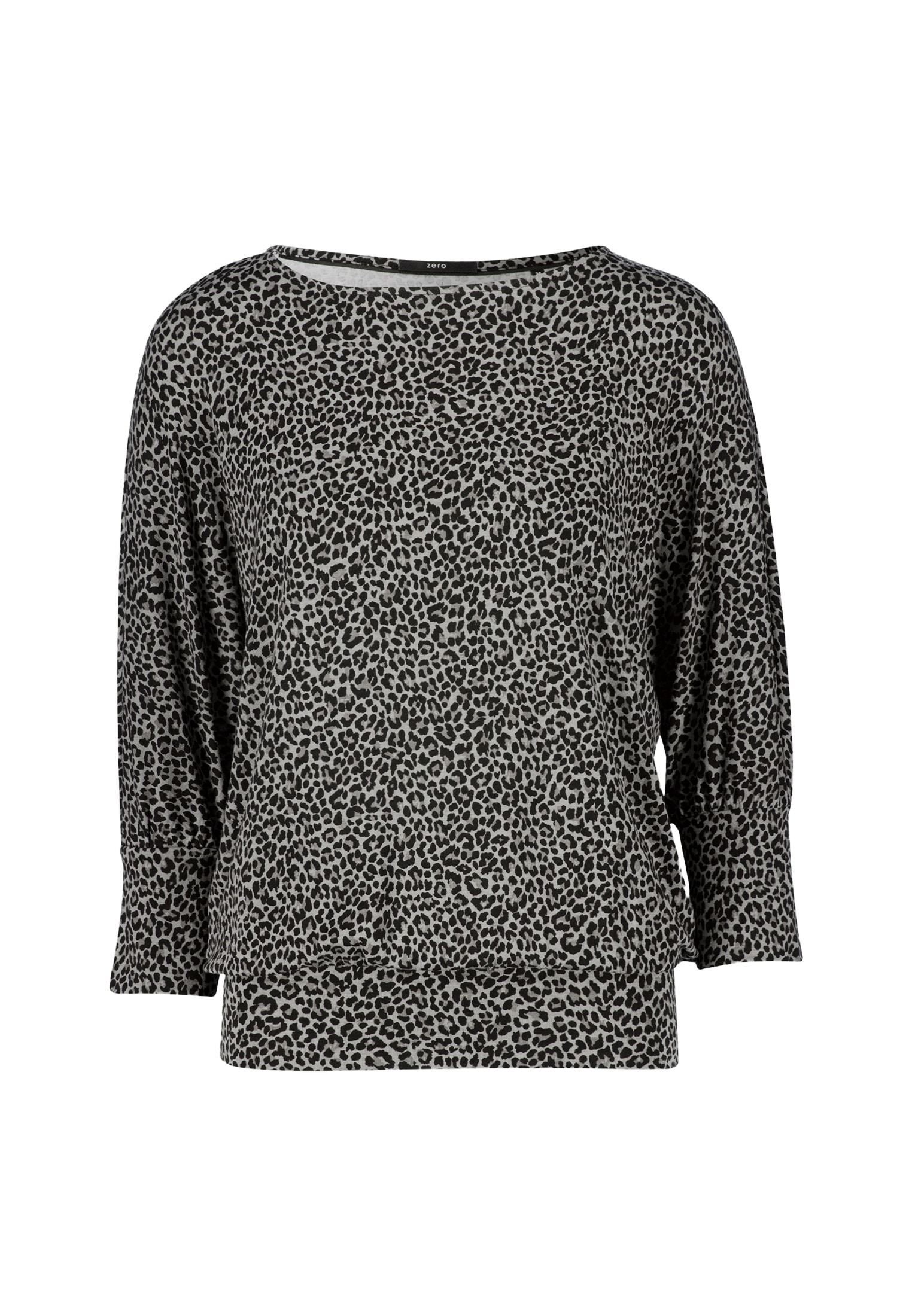 Zero 3/4-Arm-Shirt »zero Leo-Shirt mit U-Boot Ausschnitt«, (1 tlg.)