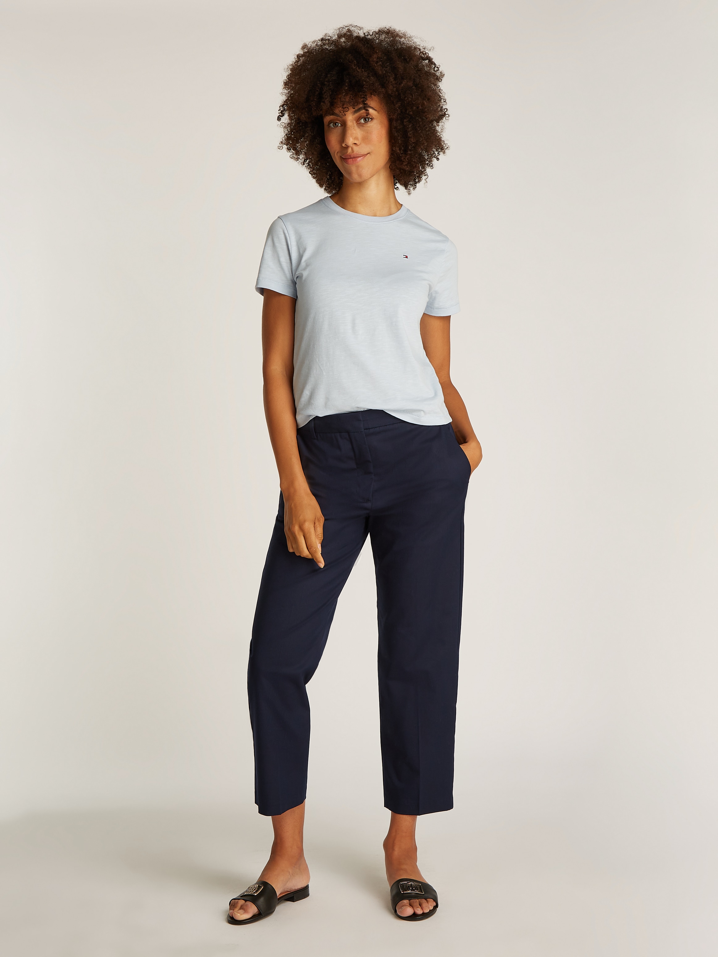 Tommy Hilfiger Chinohose, mit Bügelfalten