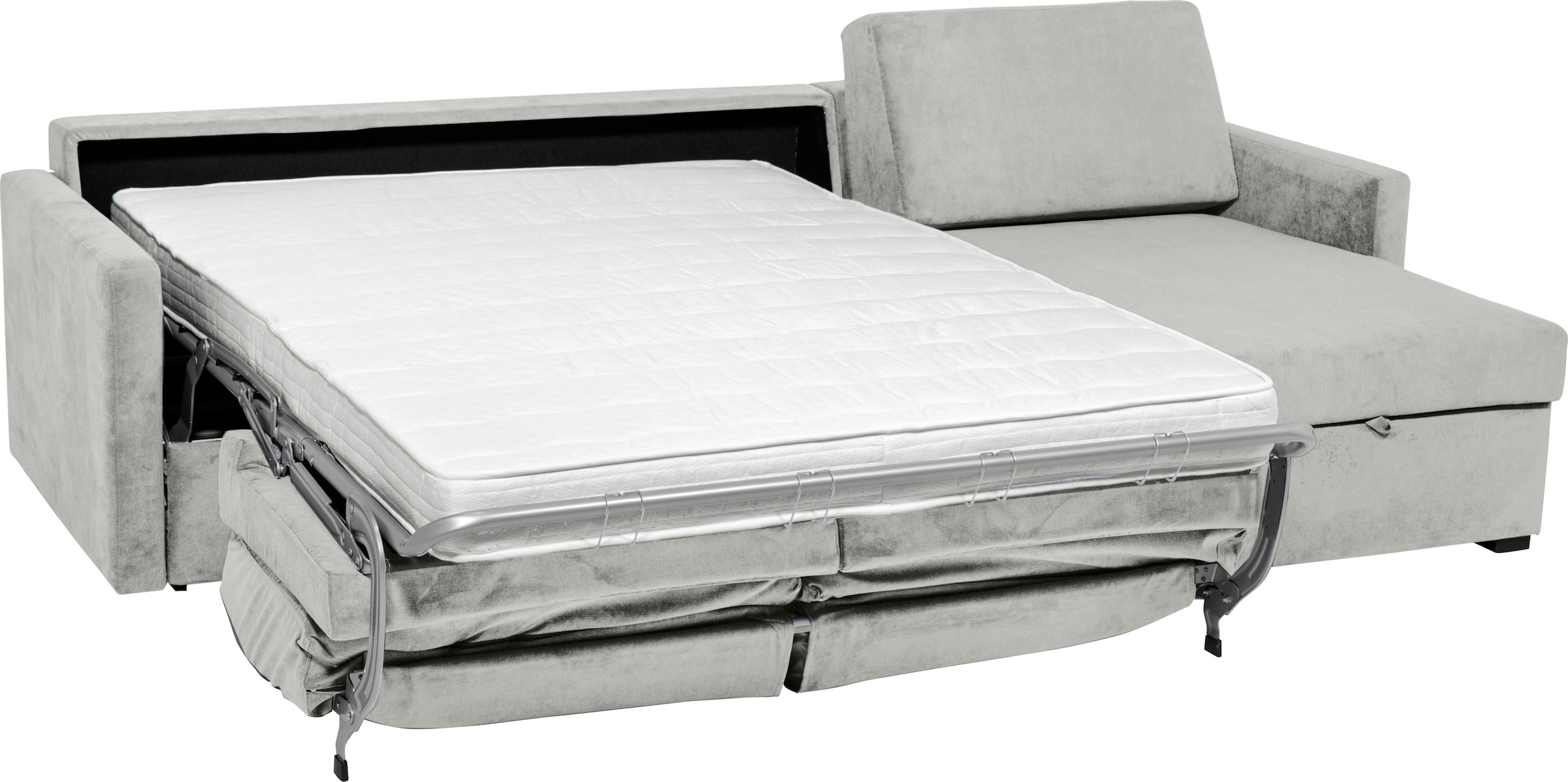 Places of Style Schlafsofa »GOLDPOINT Ecksofa 264 cm, Liegefläche (140/200cm), L-Form,«, Bettfunktion, Bonell-Federkernmatratze und Dauerschläfer-Funktion